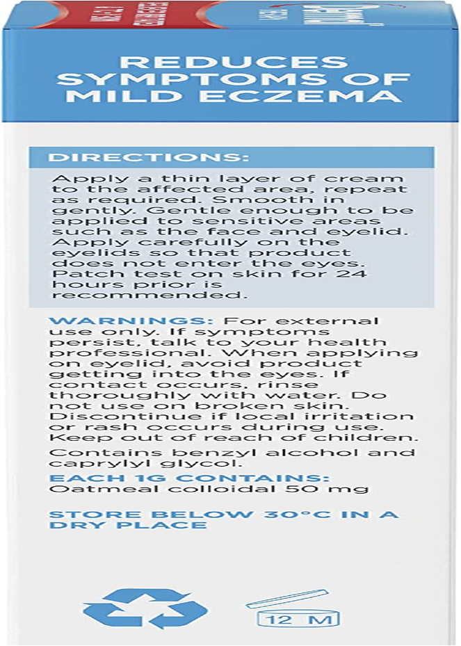 Dermal Therapy Face & Eyelid Eczema Cream - Gentle Eye Cream for Eczema & Dermatitis on Sensitive Skin, Reduces Itchy, Dry Skin, Non-Greasy, No Residue, Soothing Ointment for Irritated Skin, 40G image number 1