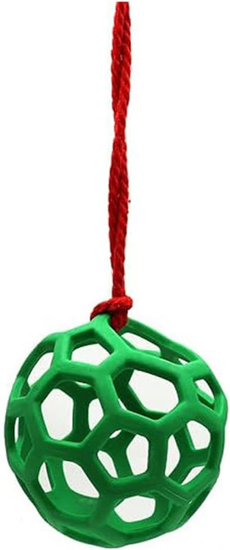 AIMALL Horse Treat Ball, Stable Hanging Hay Feeder, Polo Hay Feeding Ball Toy, 5.5 Inch Diameter, Red, Blue, Green