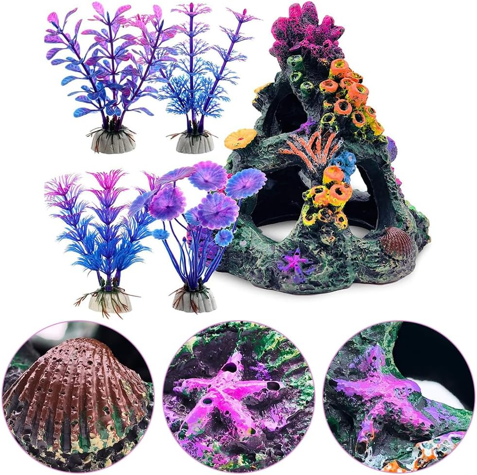 Fish Tank Coral Reef Set