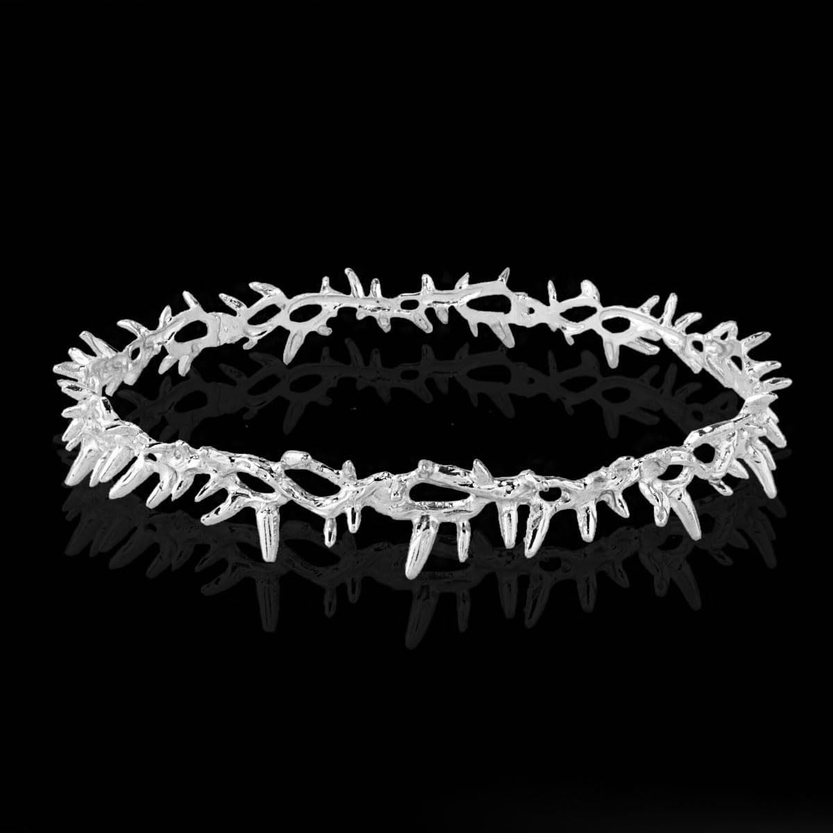 Queen King Alloy Thorn Headband Crown for Wedding Birthday Prom Costume Cosplay Headpiece image number 5