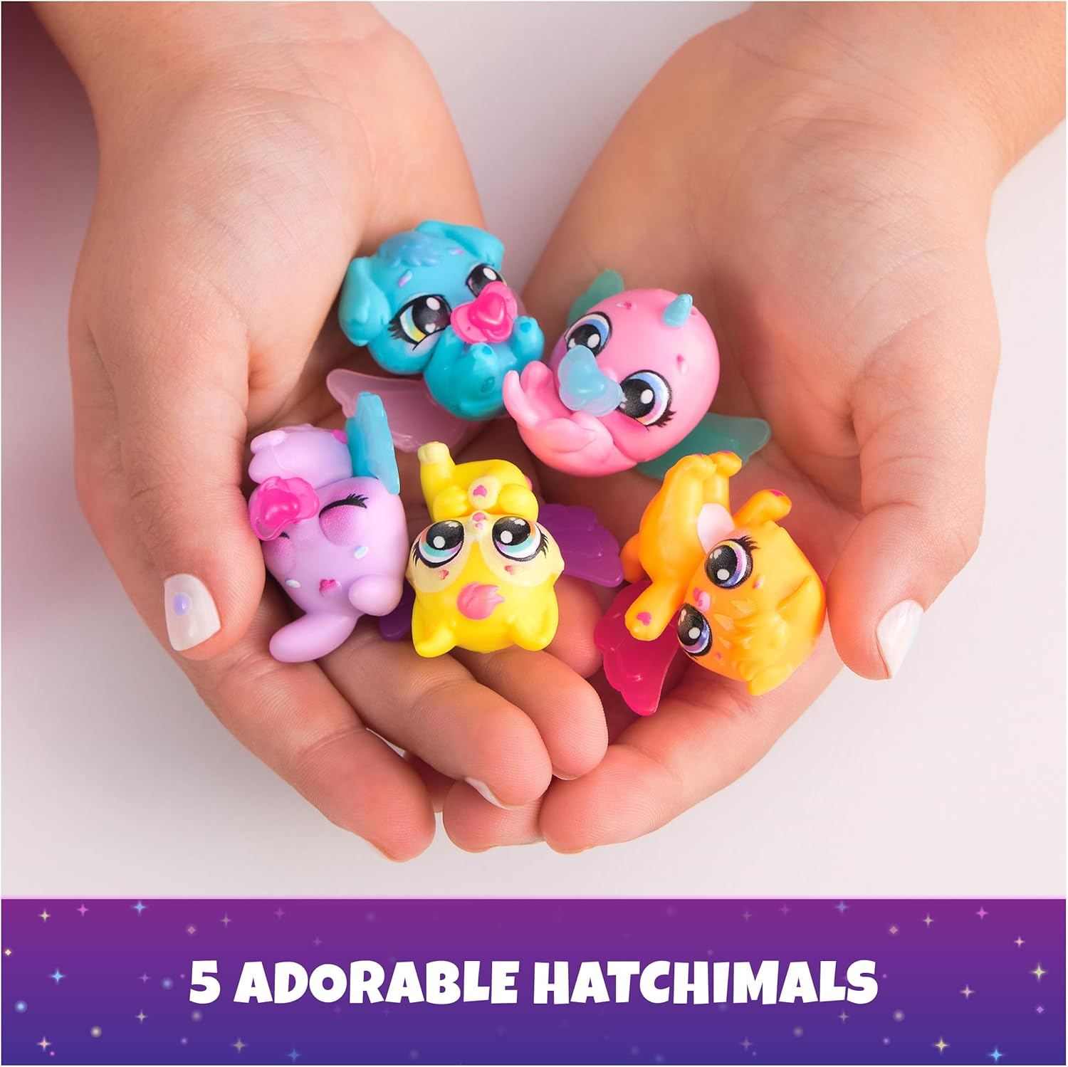 Hatchimals Collectible Hatch Neon Rainbow Basket image number 4