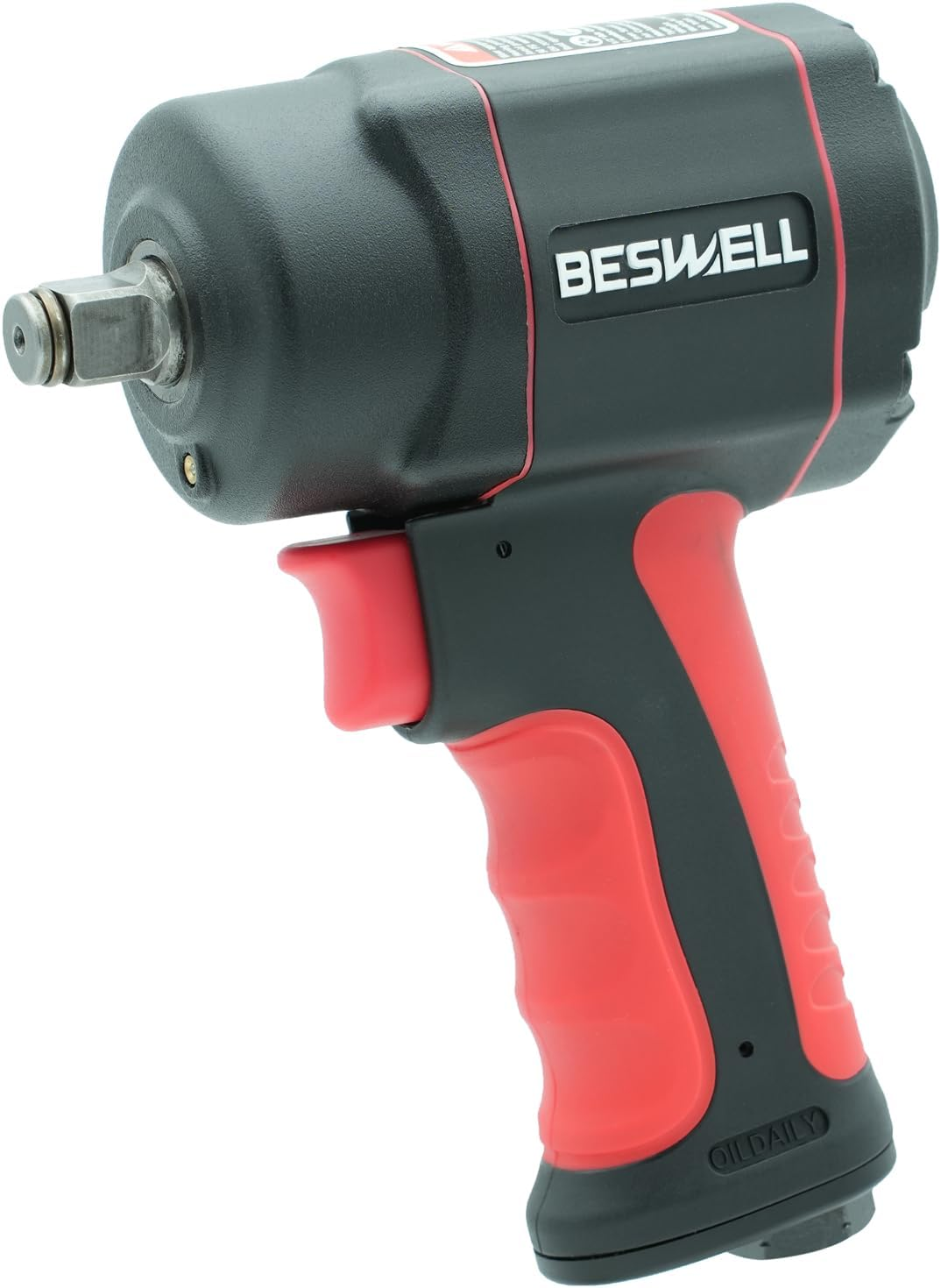BESWELL-1/2" PRO Level Stubby Size Jumbo Hammer Air Impact Wrench-Bw-112F3N 1200N.M /885Ft.Lbs Max Loosen Torque image number 3