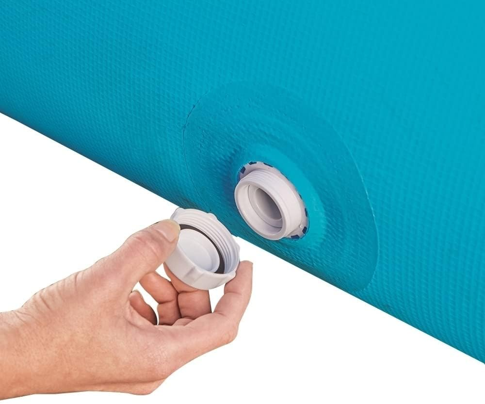 Bestway Swimming Pool 3800L Capacity 305X76Cm Blue above Ground Pools, Bathtub Splish Splash Outdoor with Soft Floor, Fast Set Family Garden Backyard Play image number 1