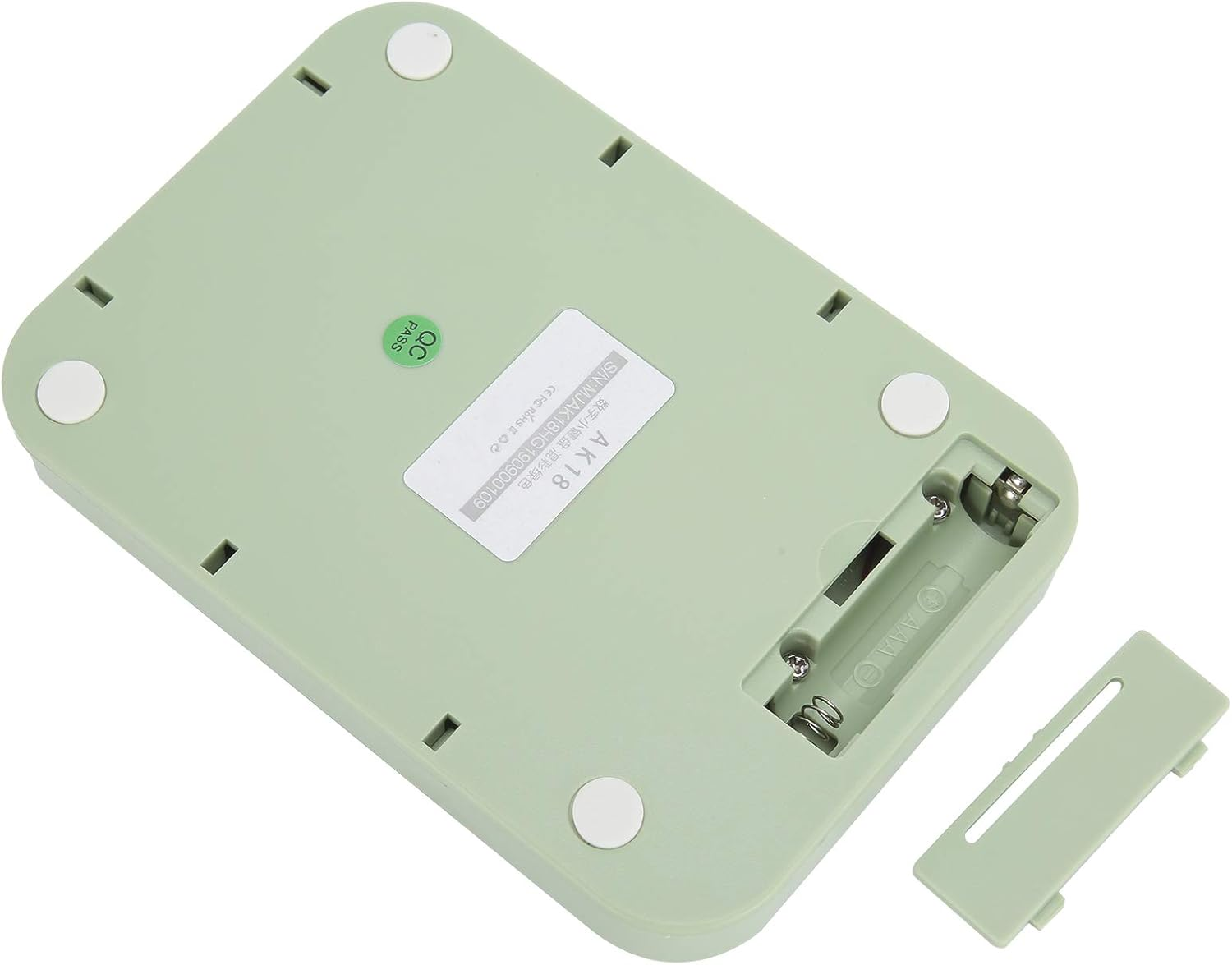 Wireless Numeric Keyboard, 18 Keys Chocolate round Keycap Retro Typewrite Numeric Keyboard 2.4Ghz Portable Silent Number Keyboard with USB Receiver for Laptop, Notebook, Mac (Fantasy Green) image number 3