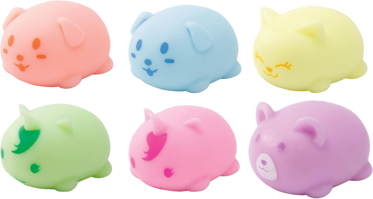 Is Gift IS72091 Glow in the Dark Squishy Pets, Assorted Colour image number 4