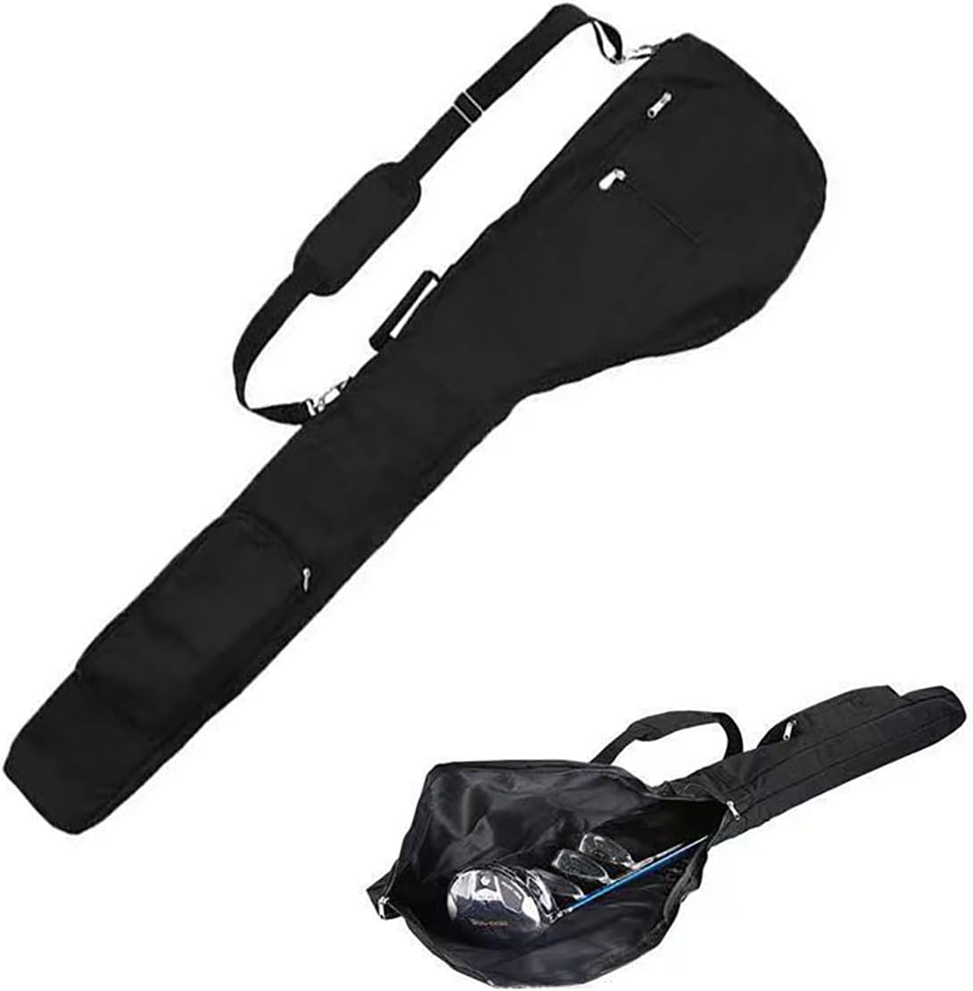 Golf Carry Bag,Foldable Zippered Sunday Bag Lightweight Travel Bag for 8-10 Golf Clubs Carry Golf Bags for for Women & Men image number 4