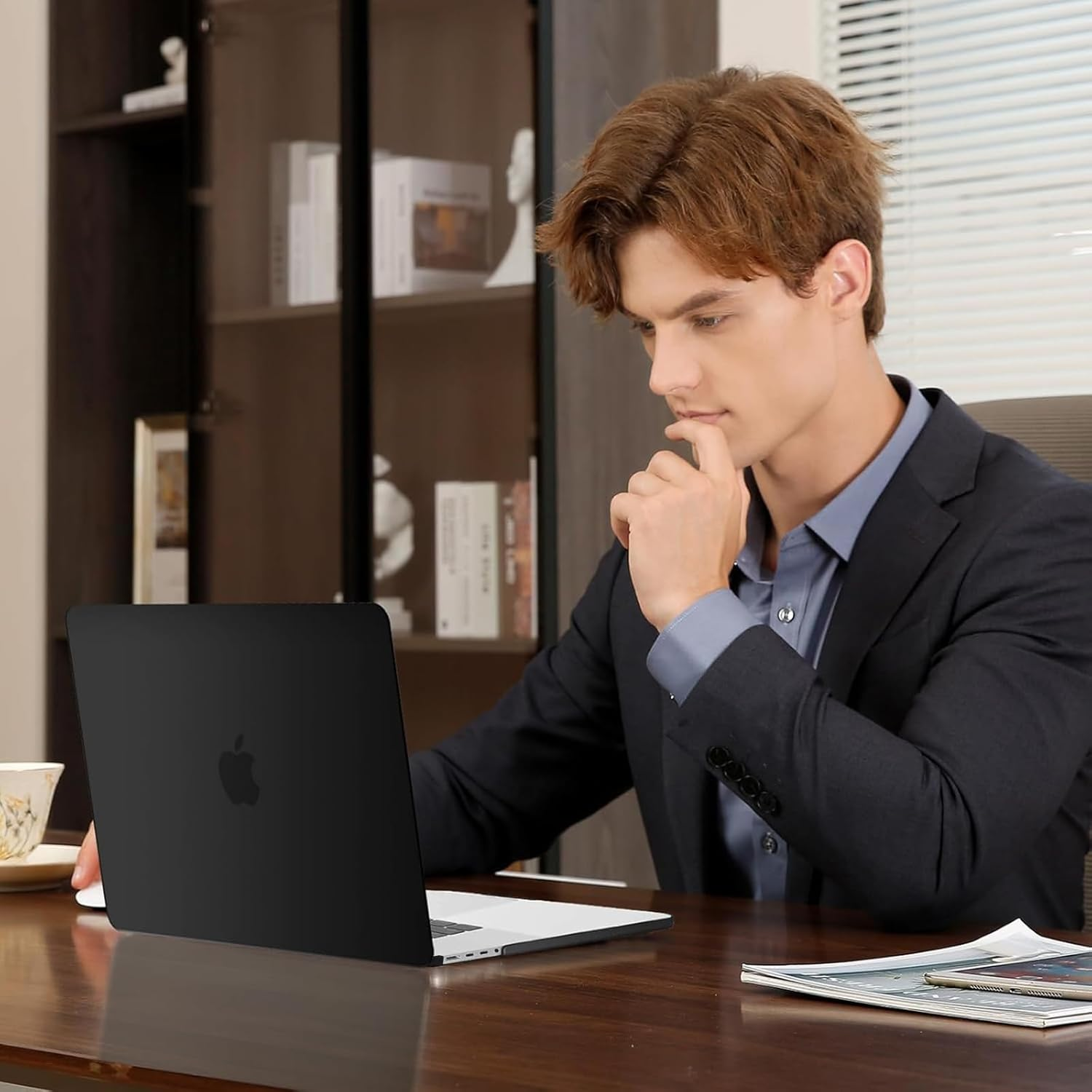 MOSISO Compatible with Macbook Pro 16 Inch Case 2025 2024 2023 2022 2021 M4 M3 M2 M1 A3403 A3186 A2991 A2780 A2485 Pro Max, Plastic Hard Shell&Keyboard Cover&Screen Film&Storage Bag, Black image number 2