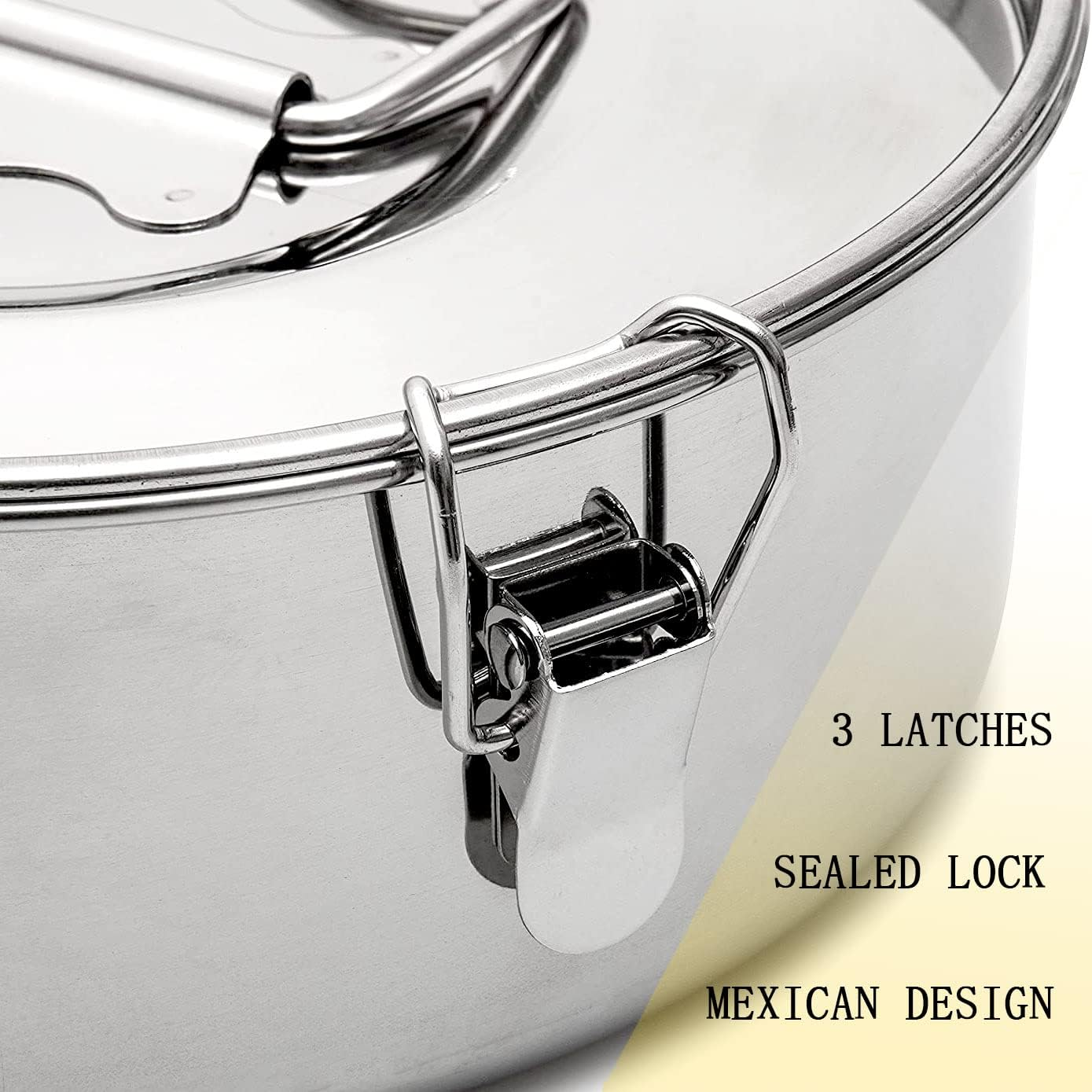 Flanera Stainless Steel Flan Mold 85 Oz, Compatible with Instant Pot 8 Qt, Mexican Design Flanera Flan Maker - Flan Pan - Moldes Para Flan - Flaneras Moldes Con Tapa image number 1