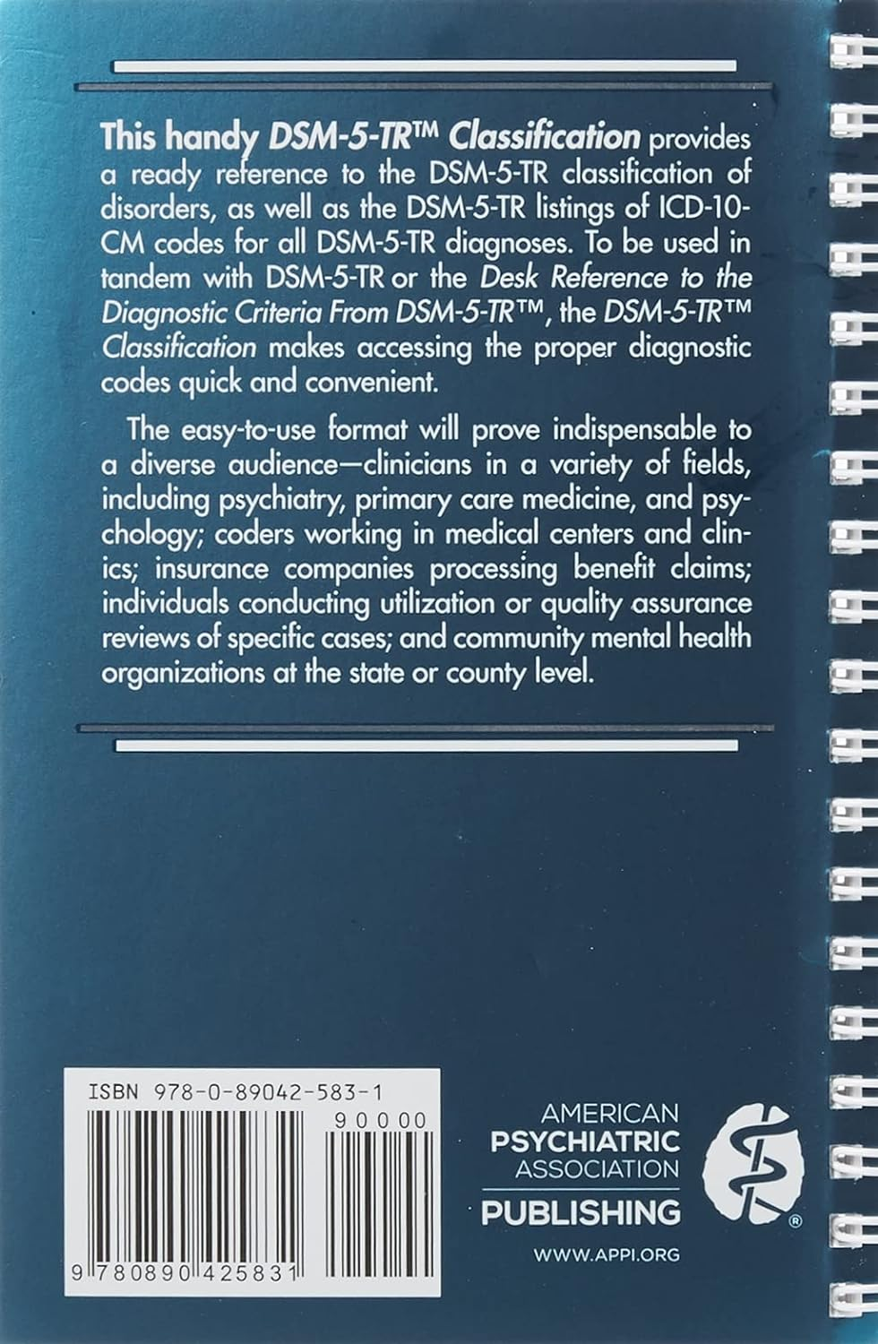 DSM-5-TR (R) Classification image number 1