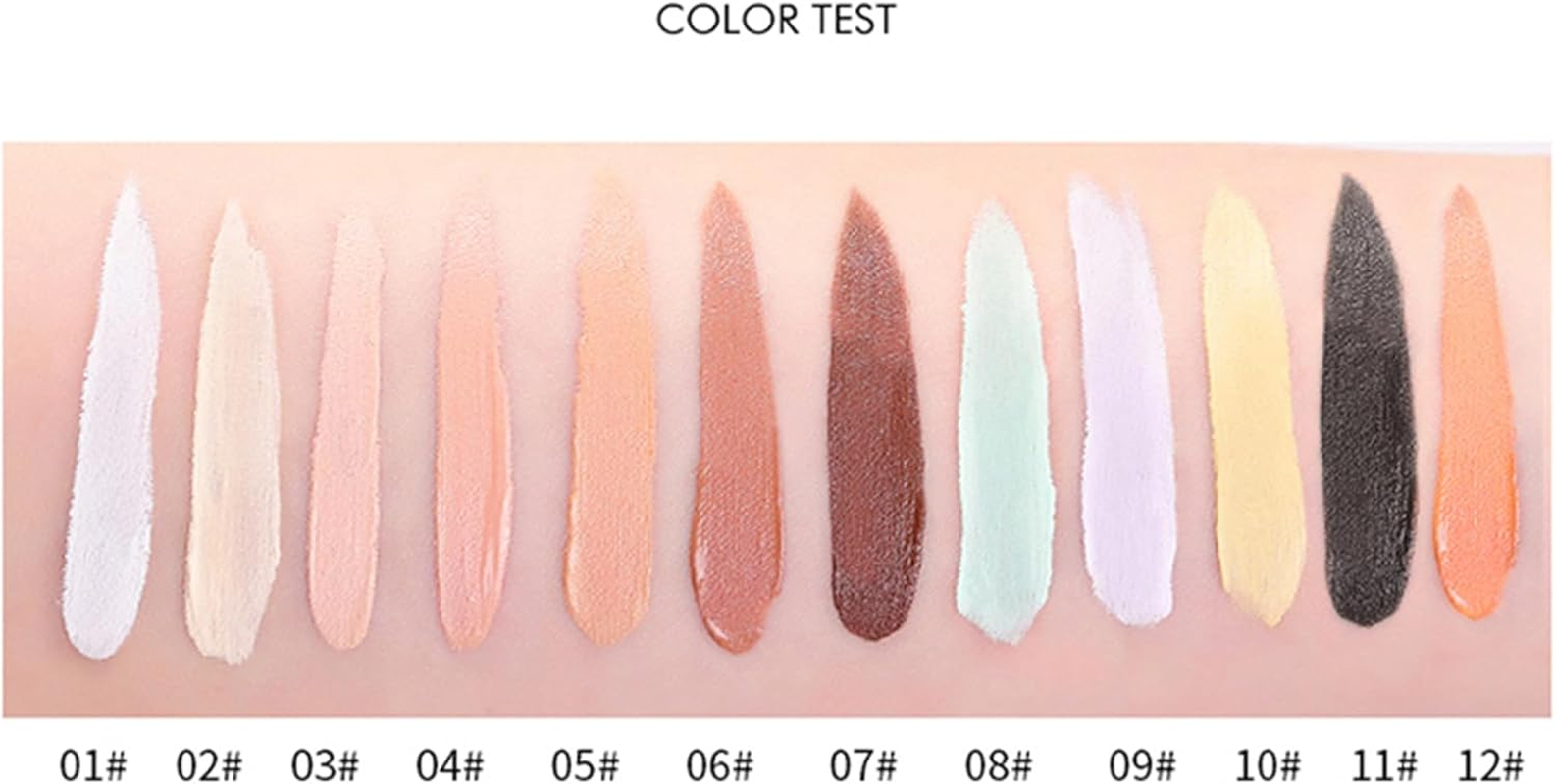 Mallofusa Single Colour Face Makeup Concealer Foundation Palette Moisturising 15Ml (Green) image number 6