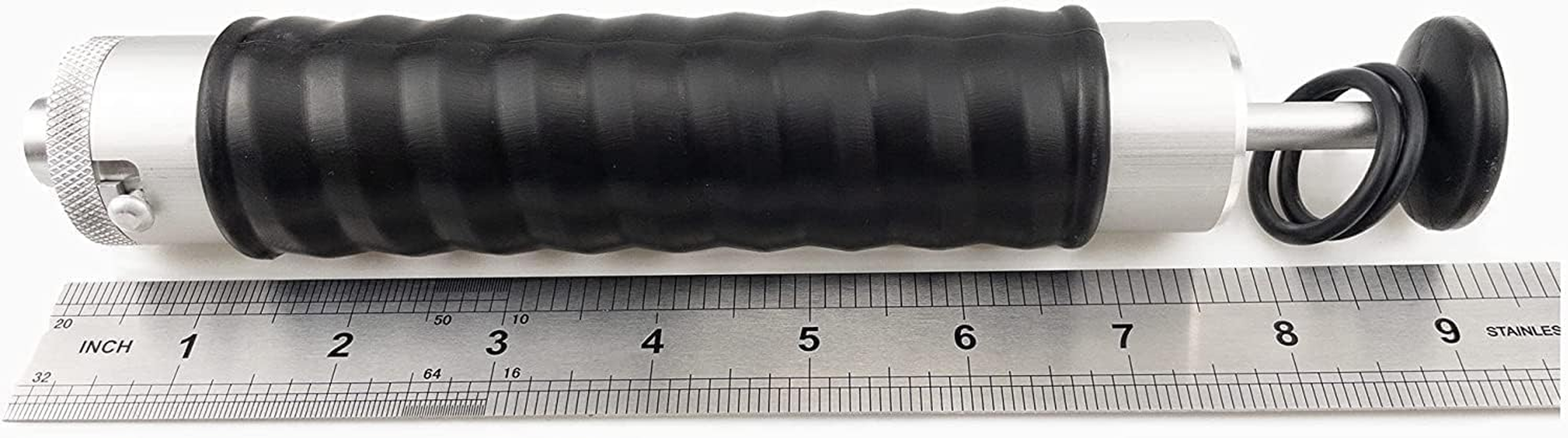 120 Ml Aluminum Injector for Soft Plastic Plastisol Fishing Lure Molds Locking Nozzle image number 6