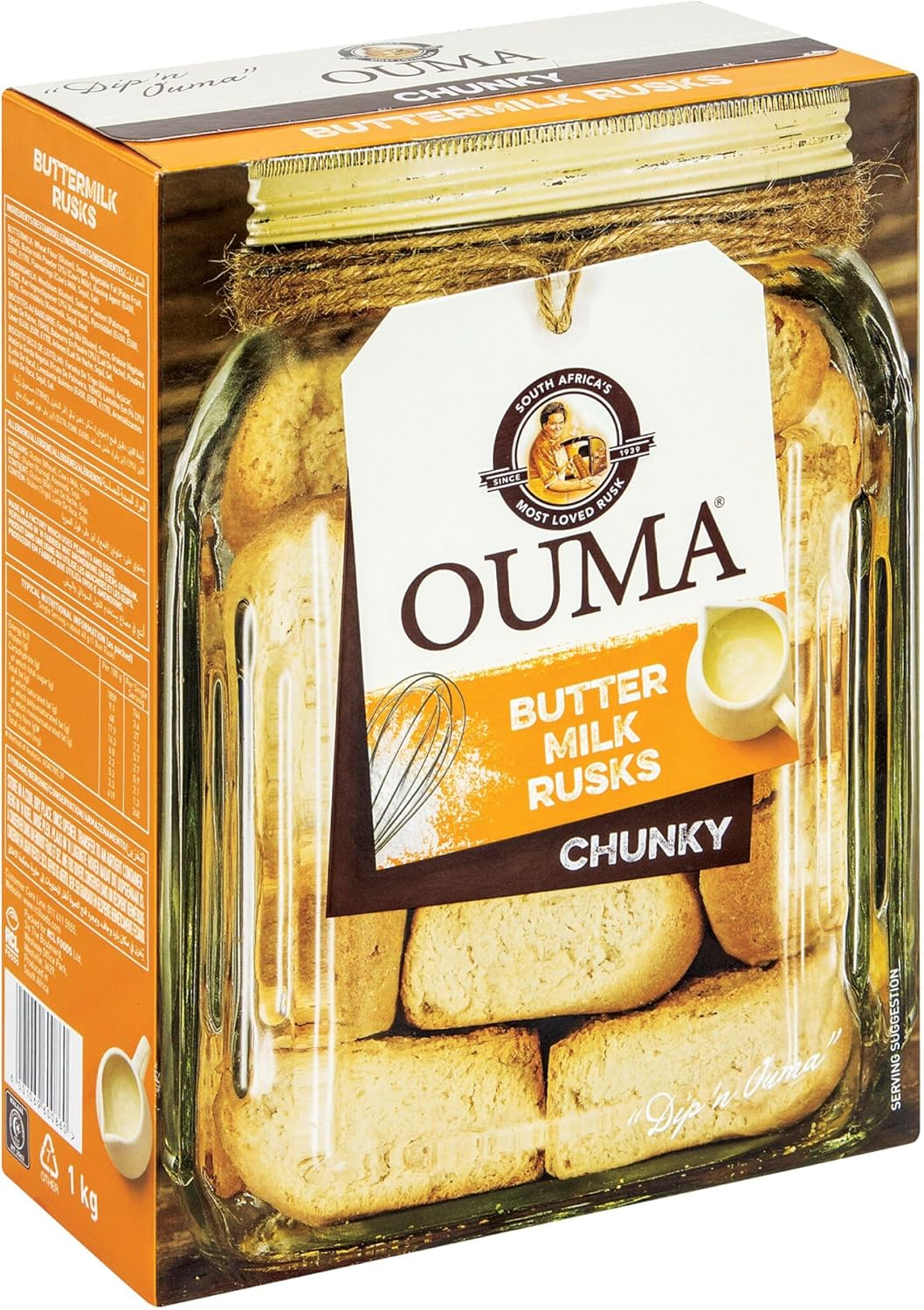 Ouma Chunky Buttermilk Rusks 1 Kg, Large