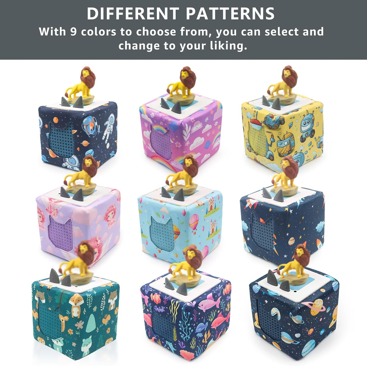 Protective Cover for Toniebox Speaker Case Cover for Toniebox Starter Accessories (Astronauts)