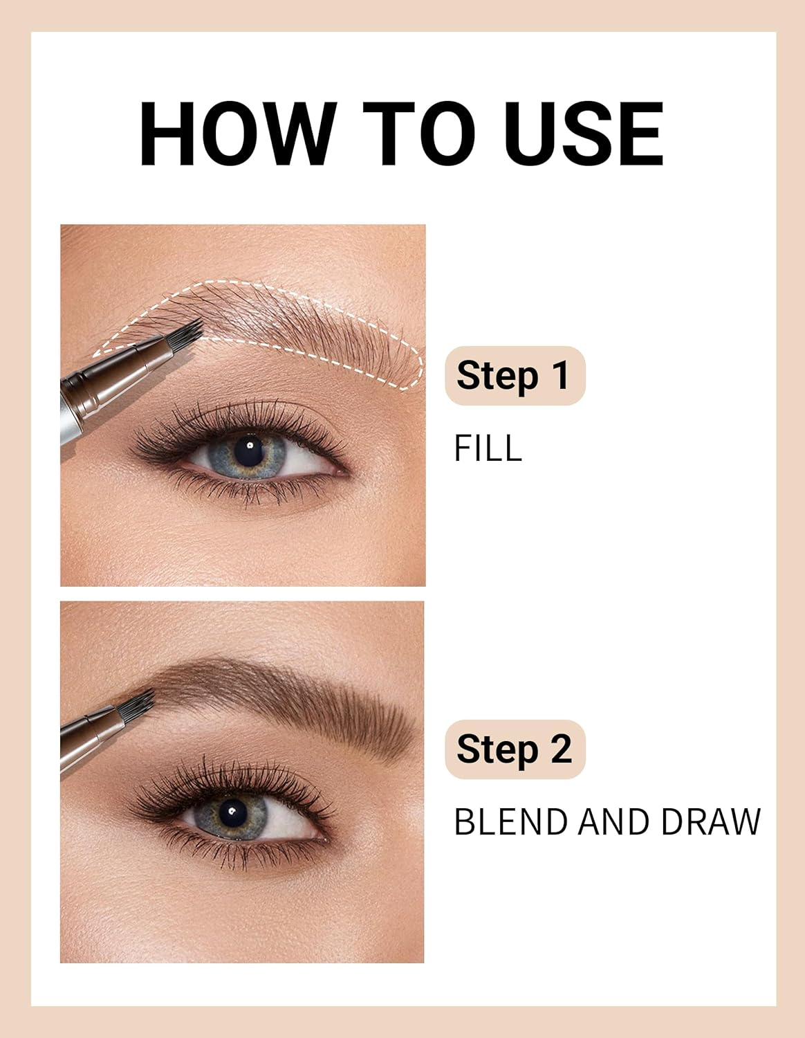 Erinde Eyebrow Pencil #01 image number 2