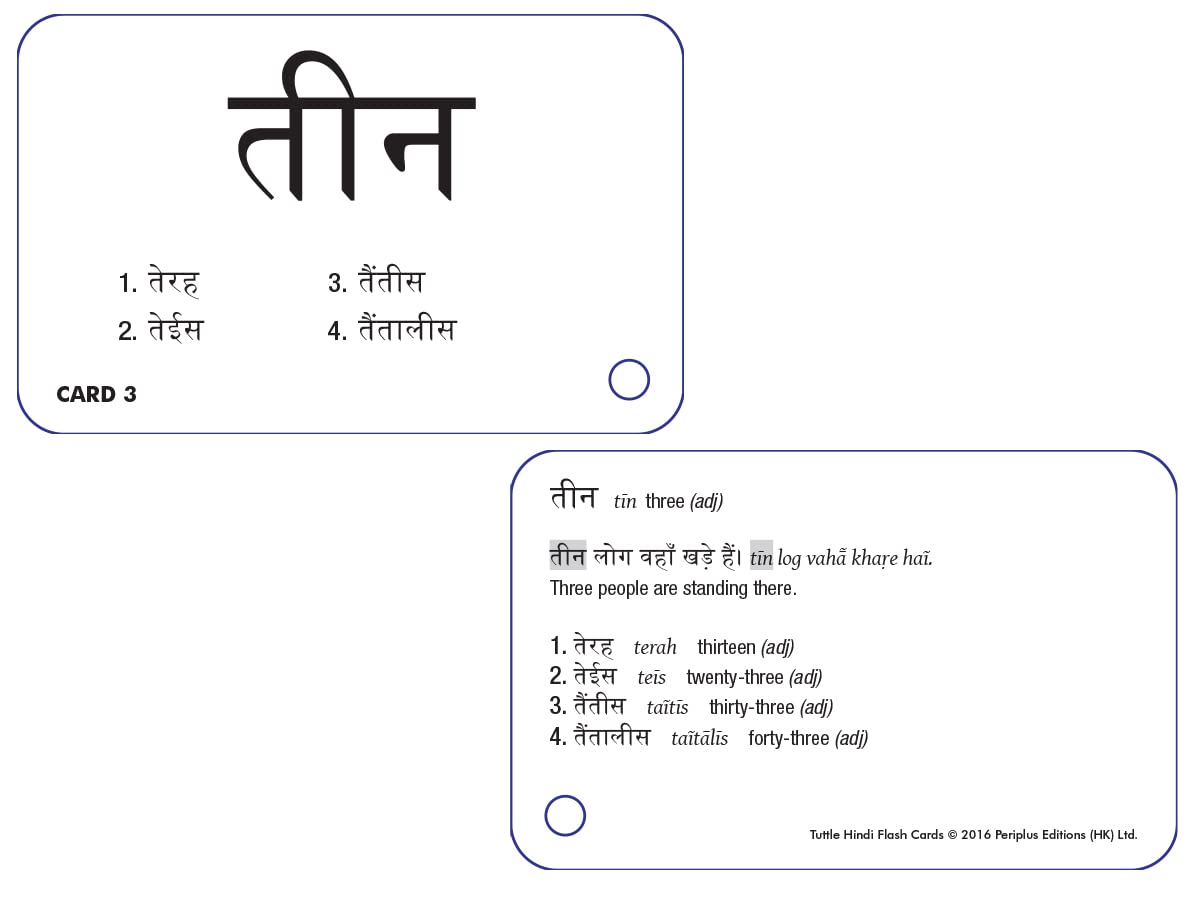 Hindi Flash Cards Kit: Learn 1,500 Basic Hindi Words and Phrases Quickly and Easily! (Audio CD Included) image number 1
