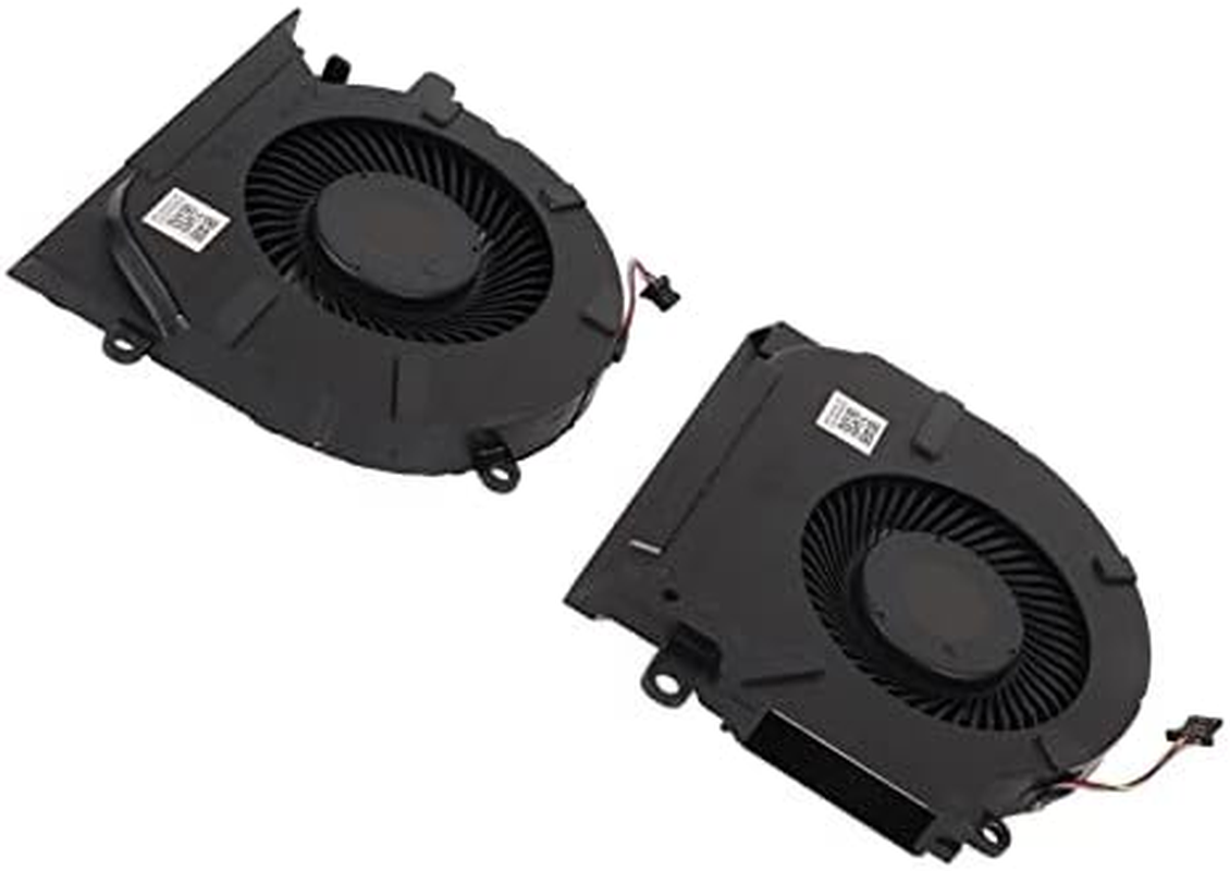 Laptop Cooling Fan, 4 Pin Replacement Cooling Fan for OMEN 15 EK TPN Q236 Fans Cooler Radiator M04216 001 ND8CC02 19J22 19J23 M04215 001 ND8CC03 19C23 (CPU+GPU)