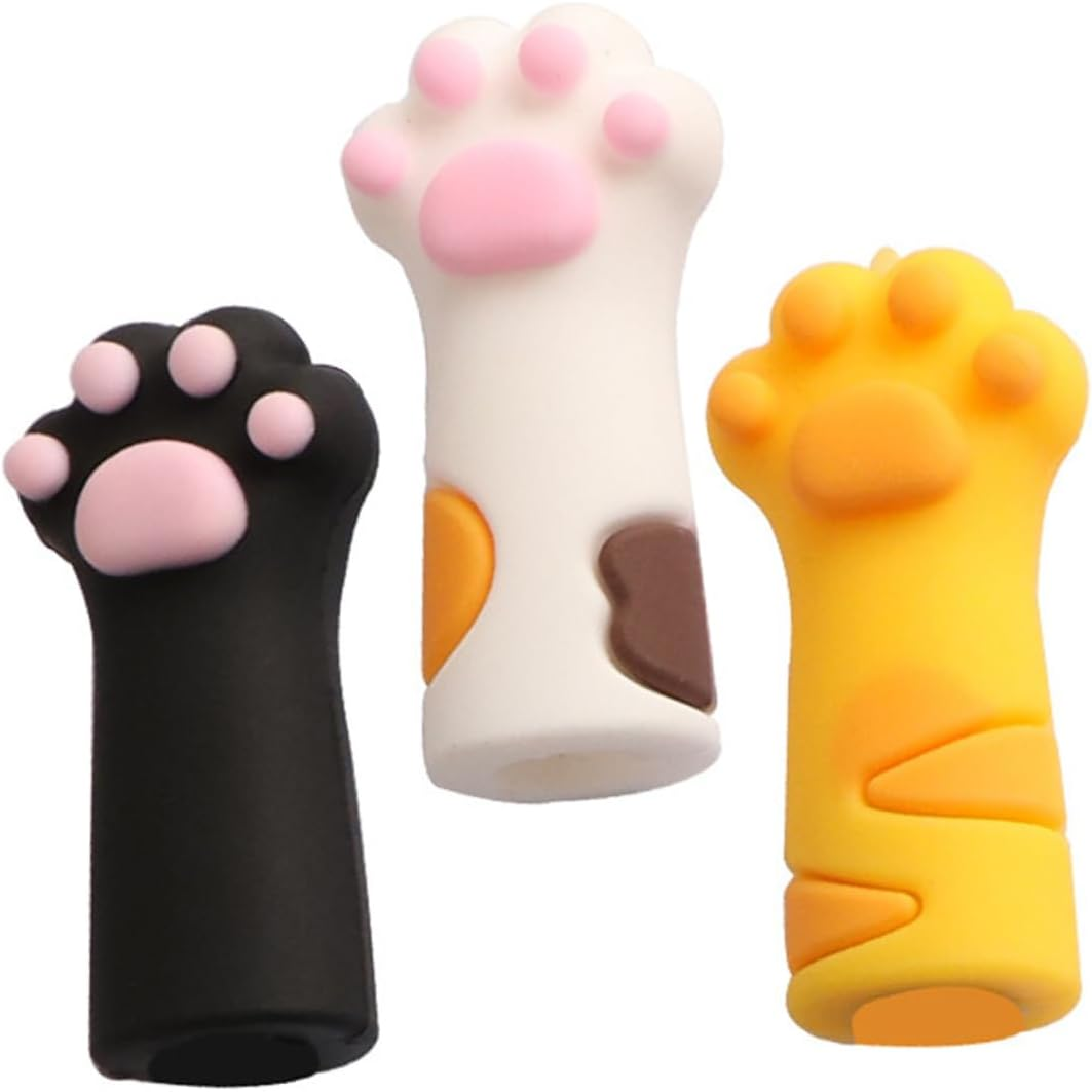 SHERCHPRY 9Pcs Nipper Cover Protective Sleeve for Nail Cuticle Scissors Material for Pedicure Tools and Pet Nail Care image number 1