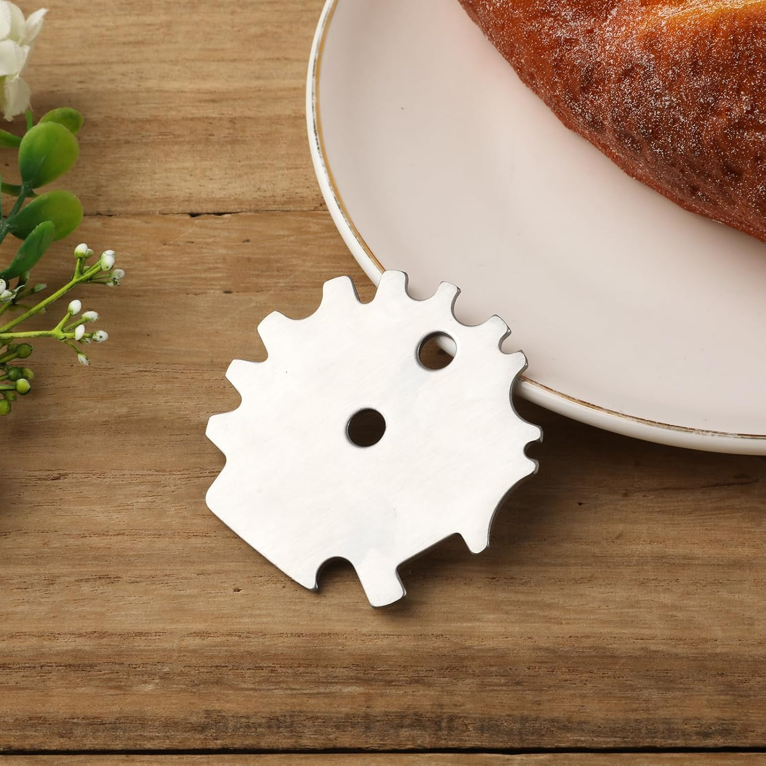 BBQ Grill Scraper Stocking Stuffer, Grill Cleaning Tools Bristle-Free for Griddle Ideal Gifts for Christmas Kitchen Gadgets Cleaner & Built-In Bottle Opener Grill Scraper for Outdoor Grill image number 2