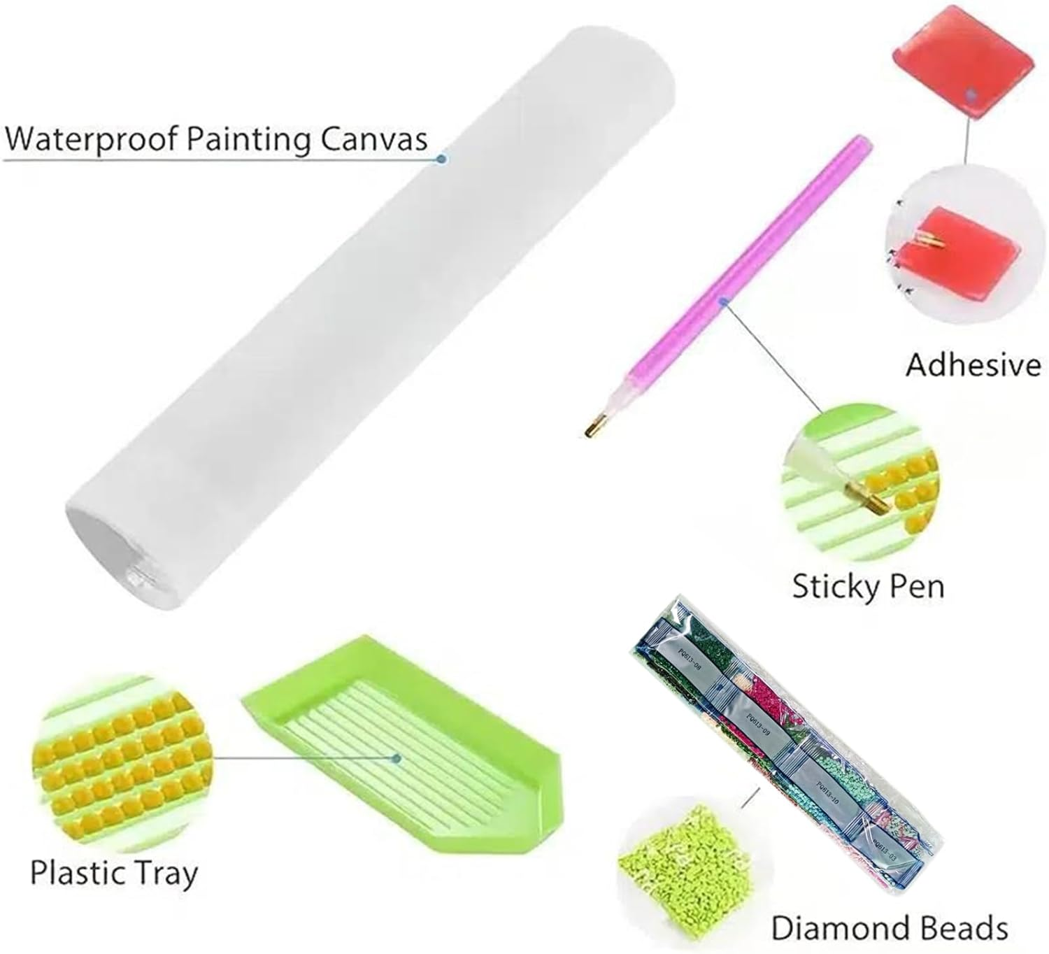 5D Diamond Painting Kit Full Drill - Turtle, Diamonds Art with Frame, Animal Gem Painting Easy Kits, DIY Diamond Art for Gifts(7.09X7.09 Inch) image number 6