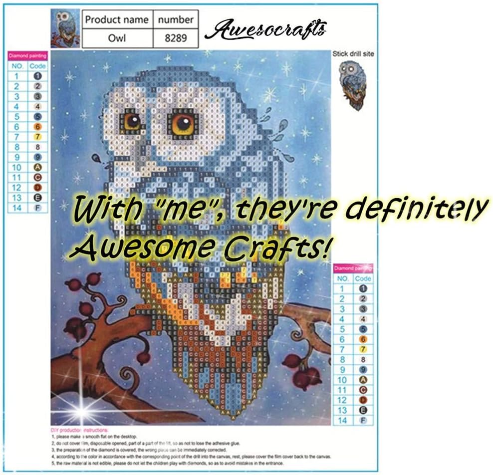 New 5D Diamond Painting Kits for Adults, Awesocrafts Merry Christmas Santa Claus Full Drill DIY Diamond Art Crystal Rhinestone Paint by Diamonds Cross Stitch (Santa Claus) image number 2