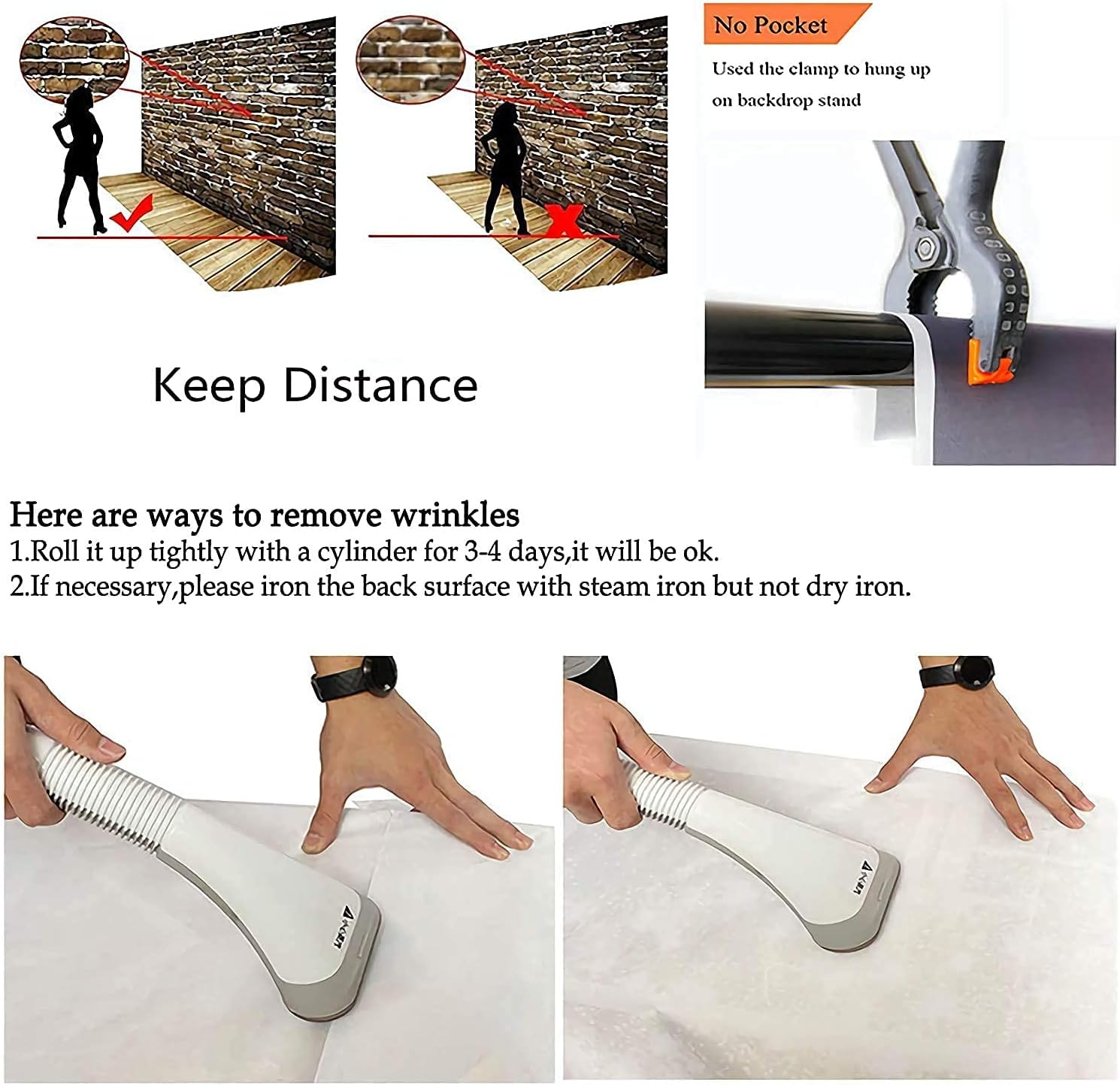 CHAIYA 10X10Ft Christmas Backdrop Christmas Barn Door Photography Backdrop Xmas Tree Snow Wall Background Xmas Party Supplies Family Kids Party Banner Decorations Backdrops CY177 image number 5