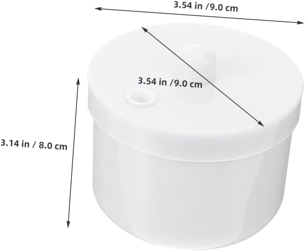 Gatuida 3Pcs Nail Tool Cleaner Box with Fast Soaking Bowl Plastic Manicure Storage Container Portable Compact Organizer for Nail Salons and Home Use