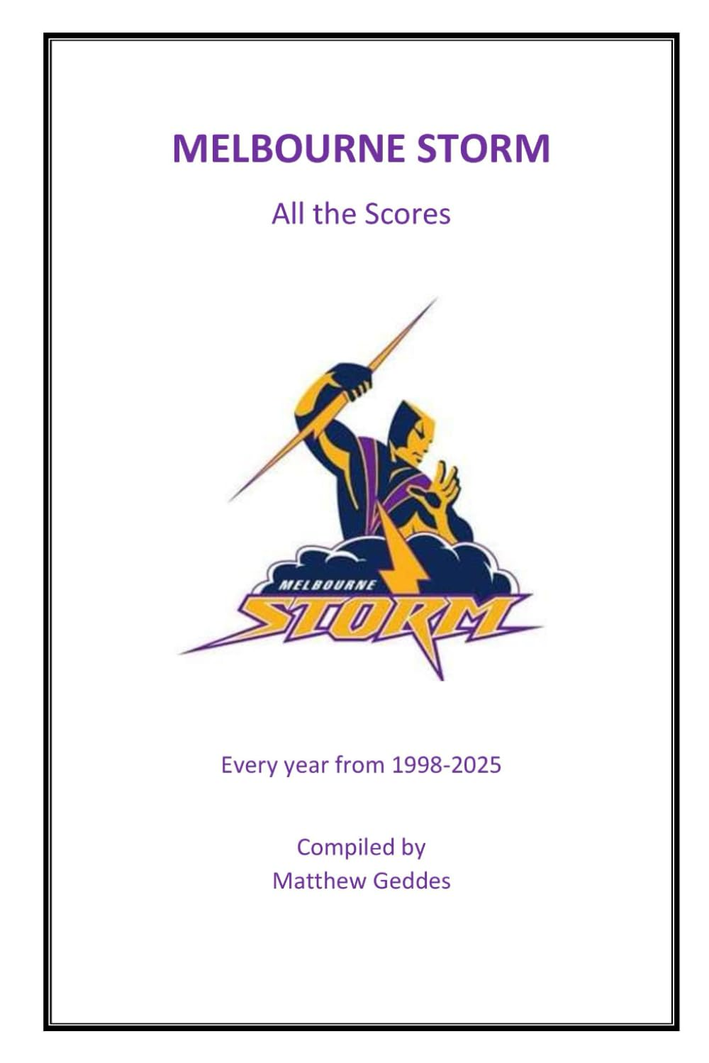 Melbourne Storm: All the Scores image number 1