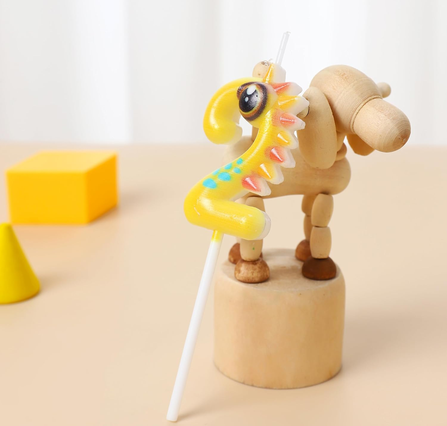 Yellow Dinosaur 2 Birthday Candle 1.96 Inch Dino Number 2 Candle Birthday Girl Boy Happy 2Nd Dinosaur Theme Birthday Party Supplies Decoration image number 6