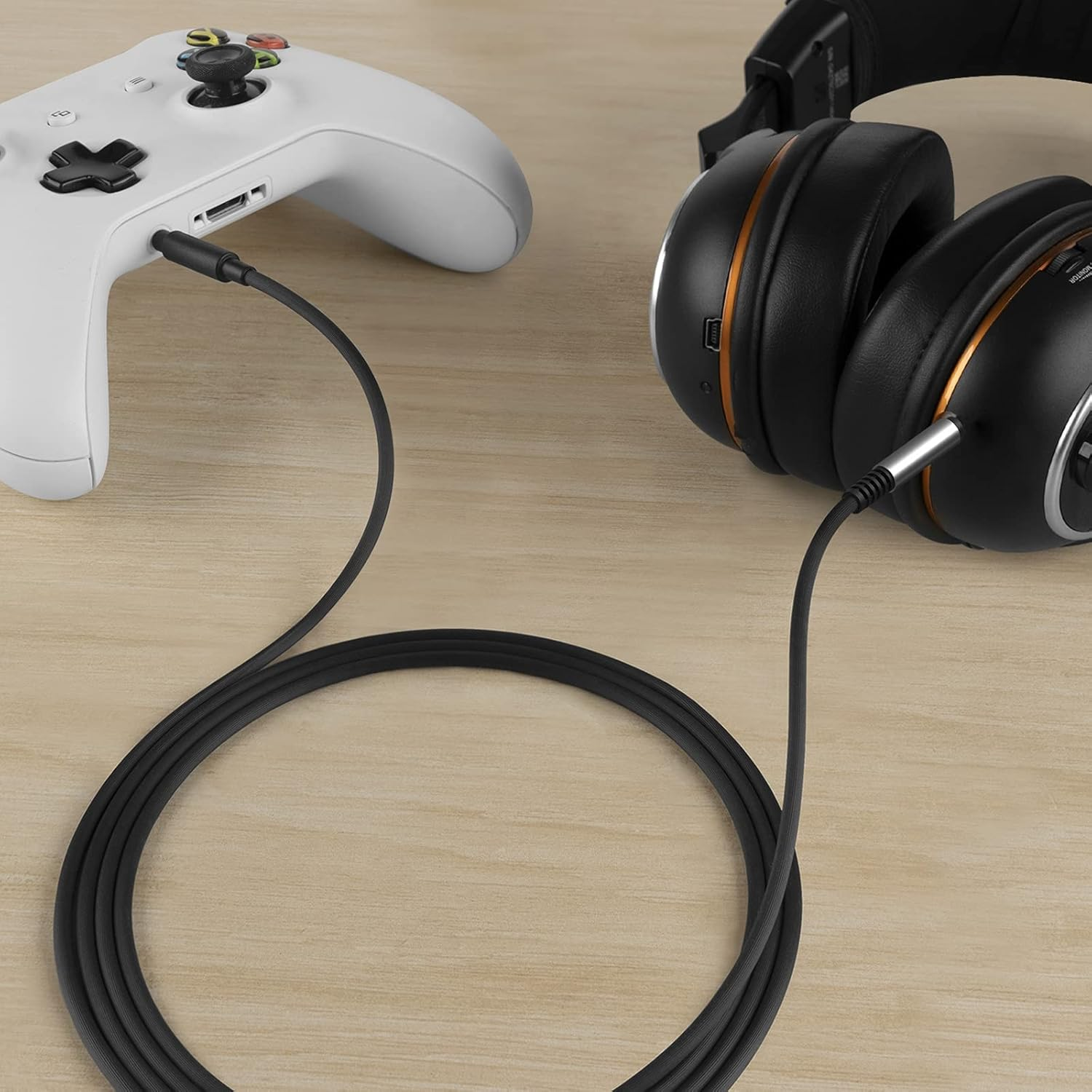 Geekria Audio Cable Compatible with Turtle Beach PX5, XP500, XP400, X42, X41, DX12, DX11, DPX21, DXL1, X12, X11, XL1, X32, X31, XP300, 2.5Mm Replacement Stereo Cord (3 Ft / 1 M) image number 5