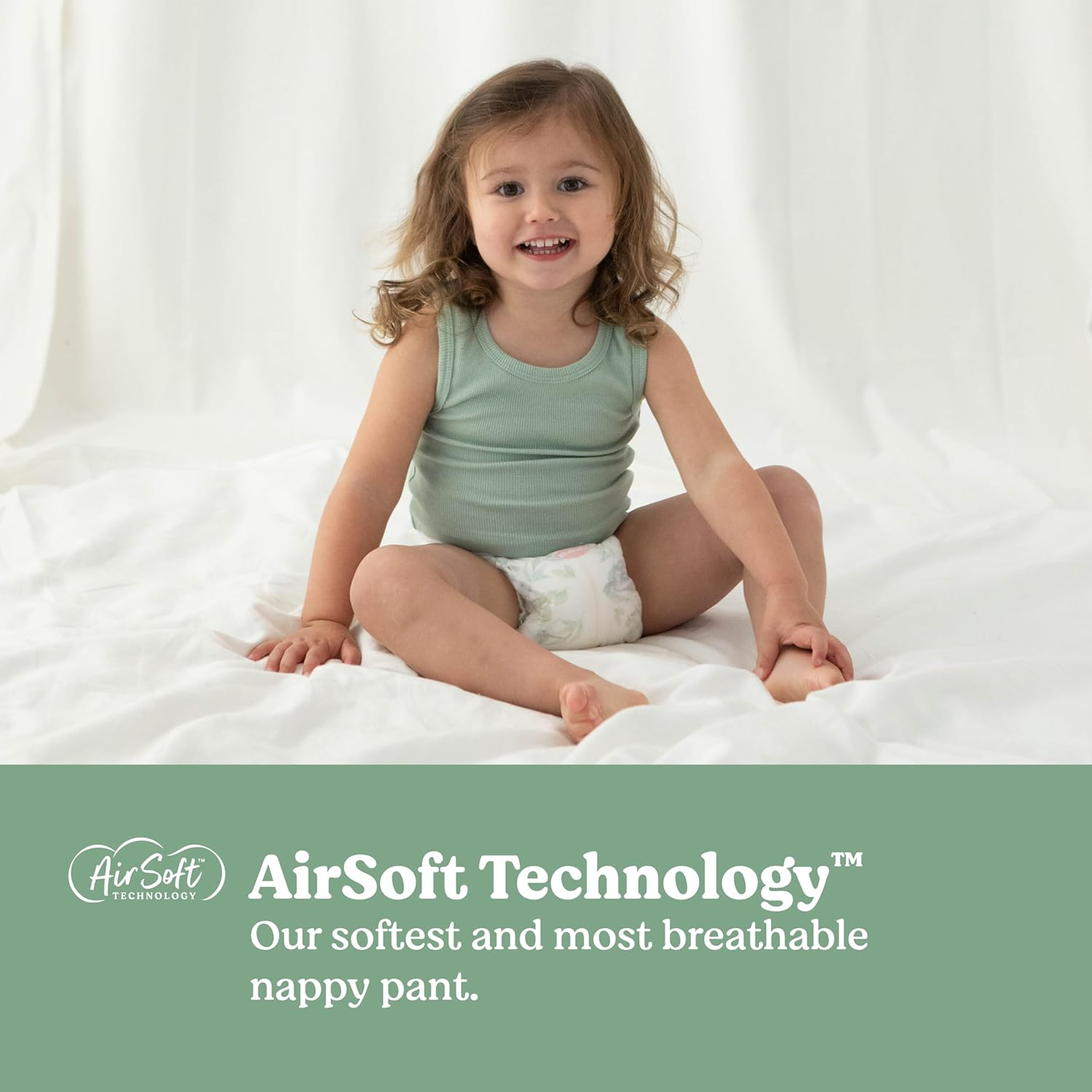 Huggies Pure Care Nappies Size 5 (13-18Kg) 52 Count (Packaging May Vary) image number 2