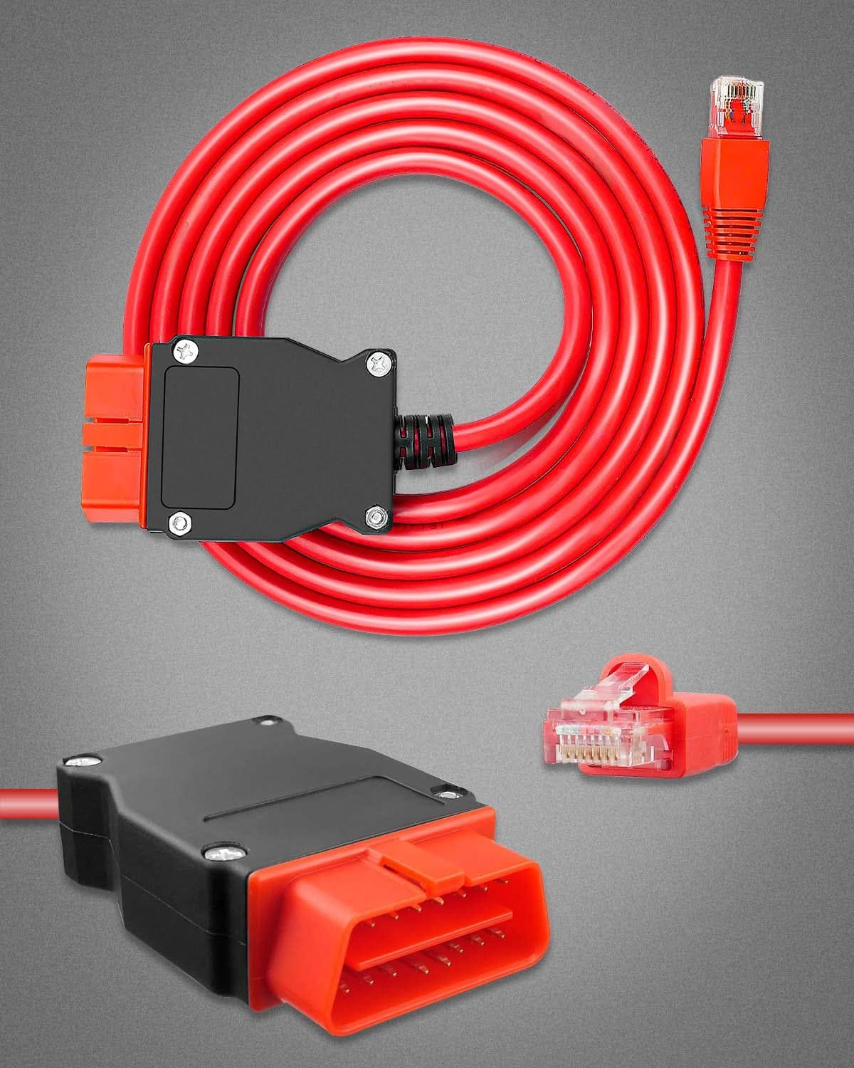 7 Ft VOE OBD to Ethernet Adapter Fit for Volvo Vehicles Based on SPA CMA Platform 2016+ Replace 9513108 9513062, OBD Cable Compatible with VIDA PC Software or Third-Party Software image number 4