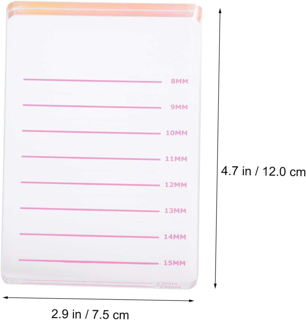 Minkissy 2Pcs Delicate Eyelash Grafting Board Eyelash Grafting Holder for Lash Extension Use image number 4