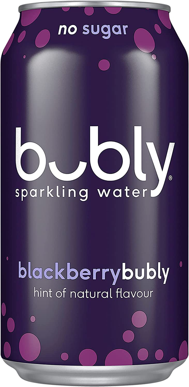 Bubly Blackberry Flavoured Sparkling Water Can 375 Ml (Pack of 8) image number 5