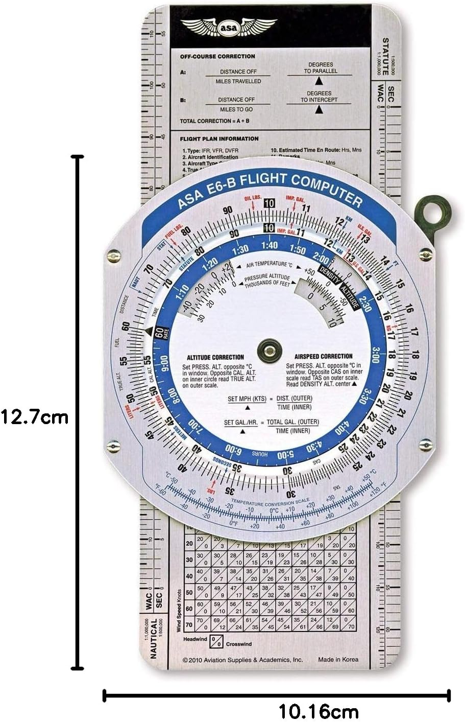 ASA Color E6B Flight Computer (ASA-E6B-COLOR)