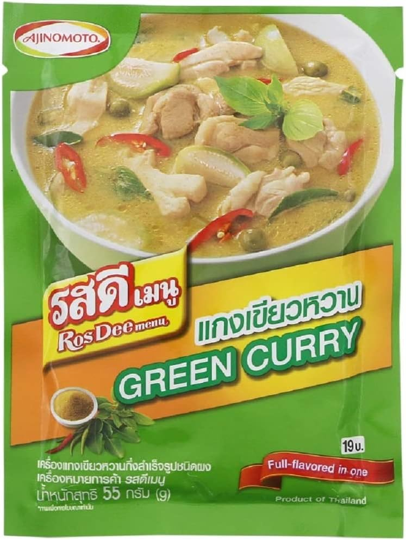 Rosdee Green Curry Powder 55 G image number 3