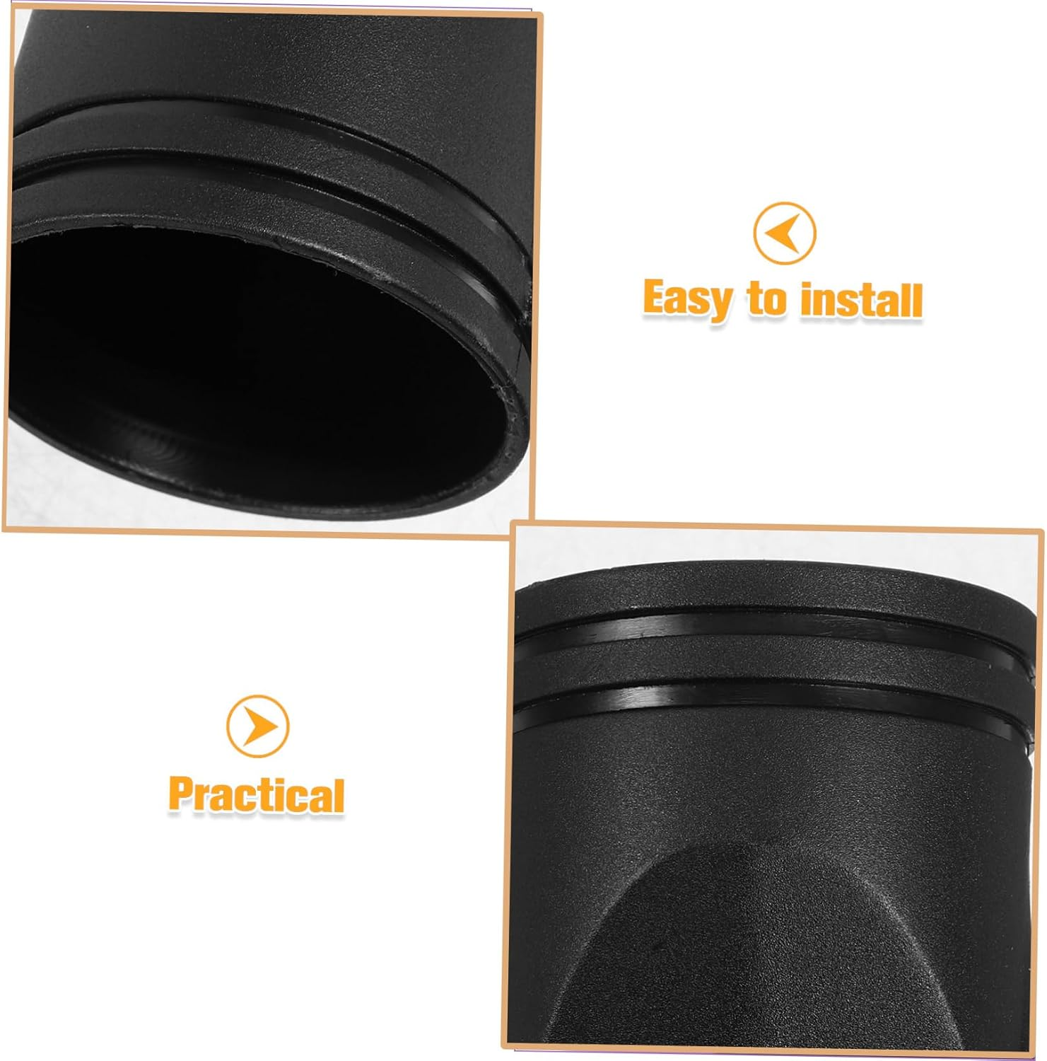 Beaupretty 2Pcs Hair Dryer Nozzle Attachment 4.5Cm Blow Dryer Concentrator Nozzles Universal Hairdressing Accessories for Salon Styling and Curly Hair Care image number 2