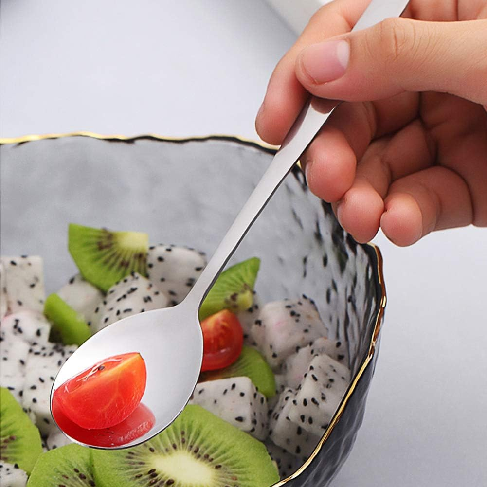 IQCWOOD Spoons and Forks Set, Flatware Set, 3 Pair Forks and Spoons Silverware Korean Utensil Set, Stainless Steel Korean Chopsticks Spoons and Fork Set, Dinnerware Portable Utensils for Home image number 1