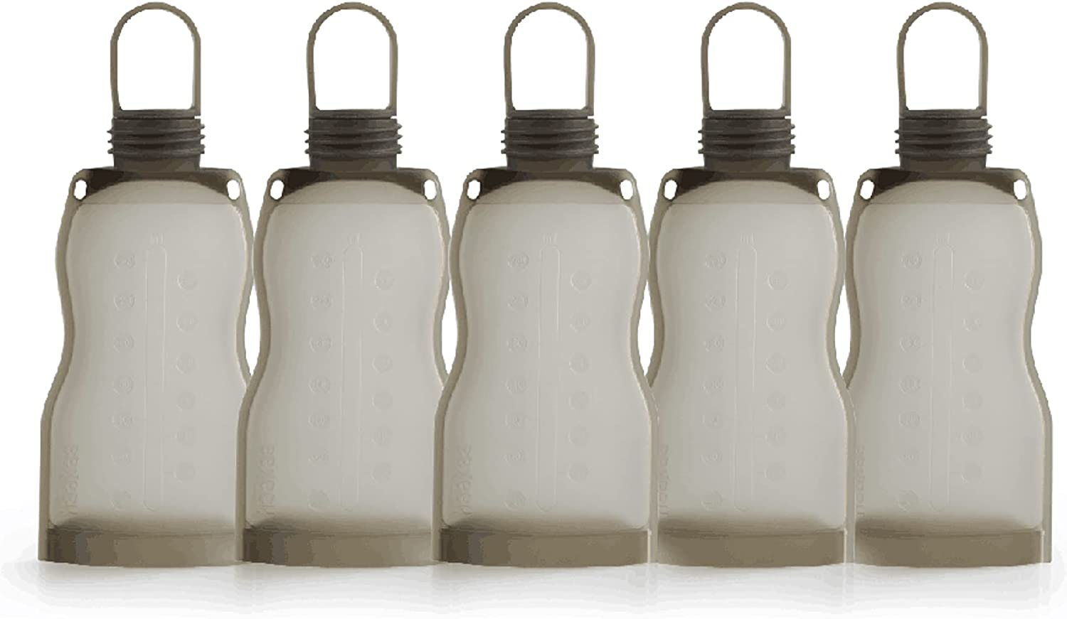 Haakaa: Silicone Multifunctional Milk Storage Bag - 260Ml (5 Pack), Grey image number 4