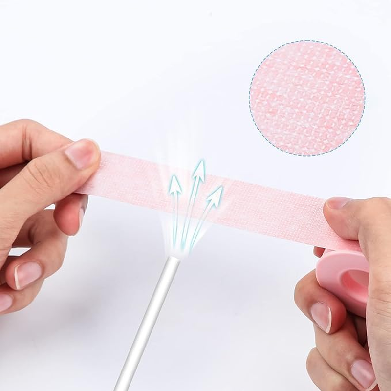 Silicone Gel Tape for Lash Extension - 2Pcs Eye Gel Duct Band, Mascara and Eyelash Fabric Tape (Blue) image number 1