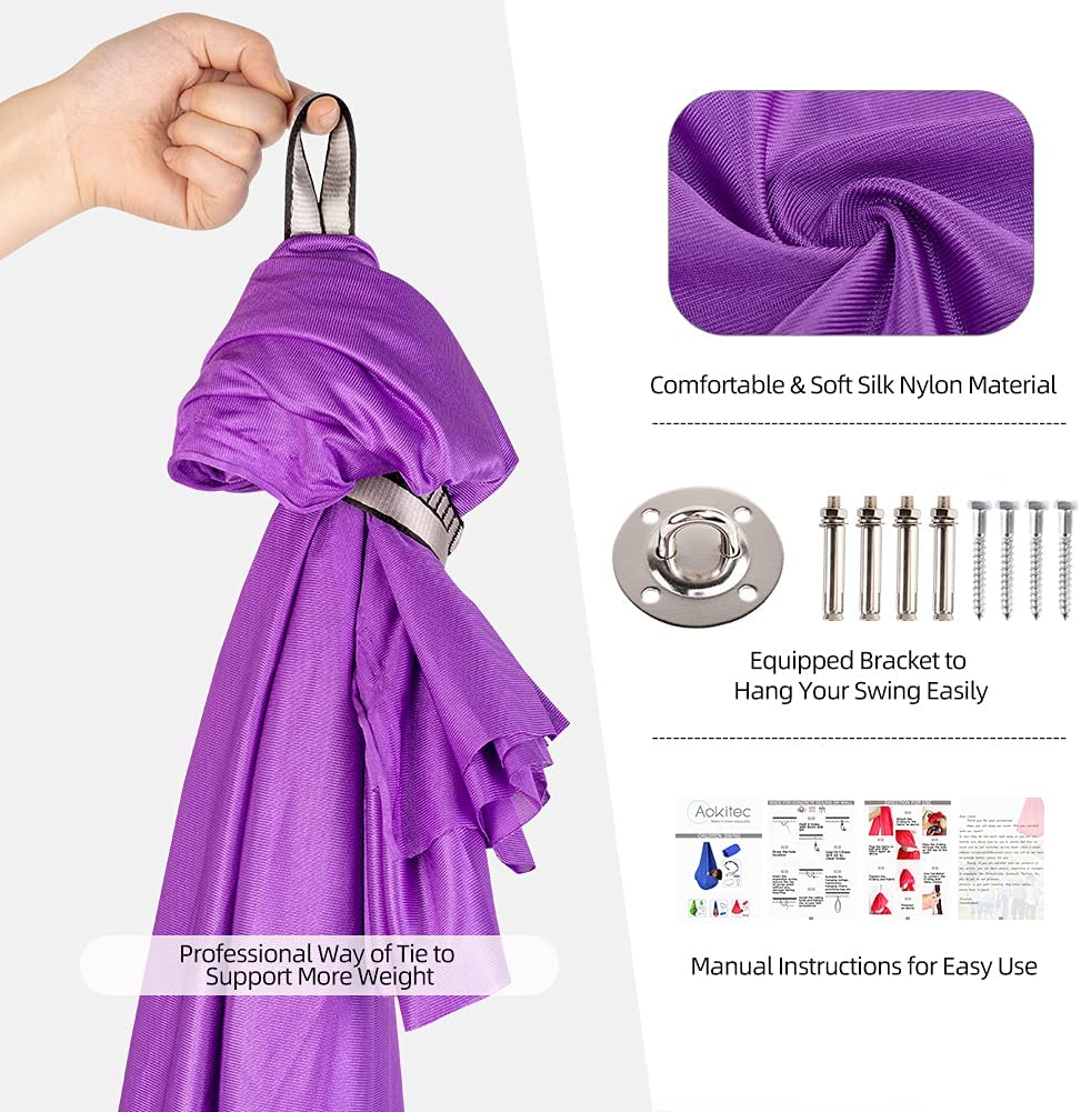 Sensory Swing for Kids with Special Needs (Hardware Included) Therapy Swing Cuddle Swing Indoor Outdoor Kids Swing Hammock for Child & Adult with Autism, ADHD, Aspergers, Sensory Integration image number 1