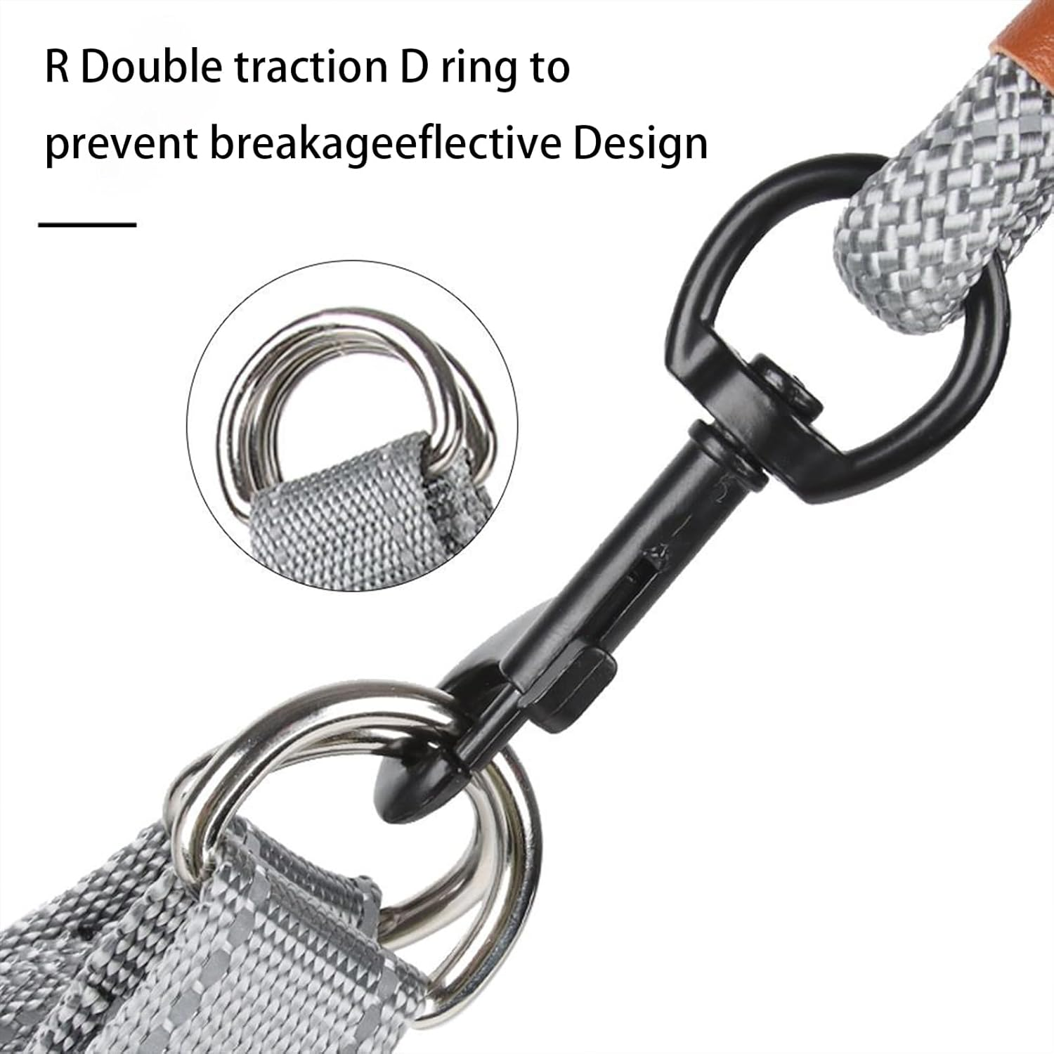 Glow-In-The-Dark Small Dog Harness and Leash Set, Reflective Nylon and Terylene Adjustable Lead for Night Safety - Blue image number 4