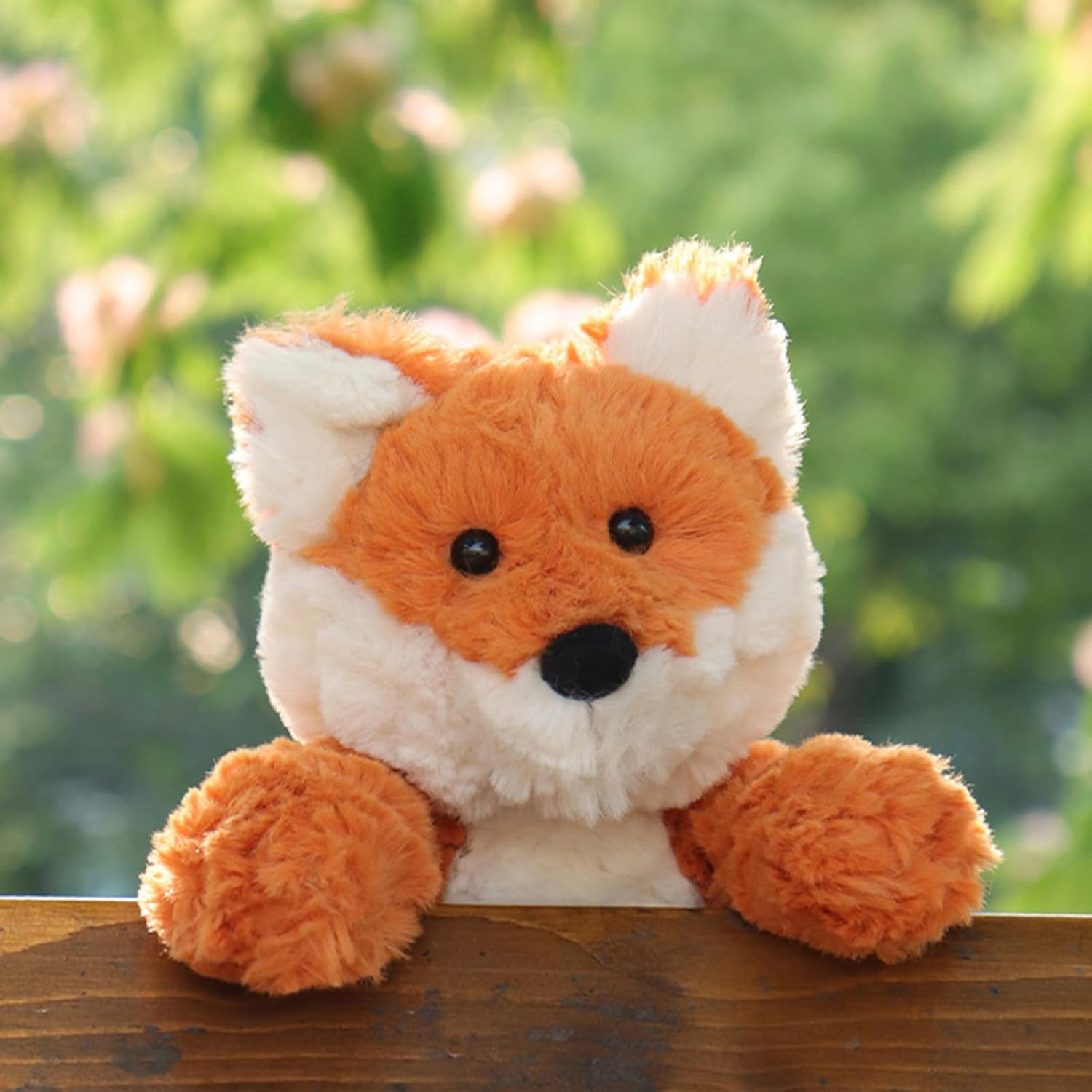 Apricot Lamb Toys Plush Yellow Fox Stuffed Animal Soft Cuddly Perfect for Child (Orange Fox,8 Inches) image number 4