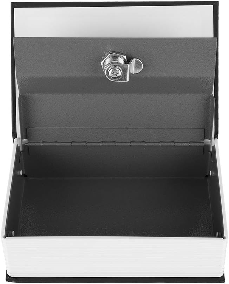 Book Safe Box with 2 Keys, Black English Dictionary Safe Box Money Jewelry Collection Storage Case, Book Safe Lock Box image number 6