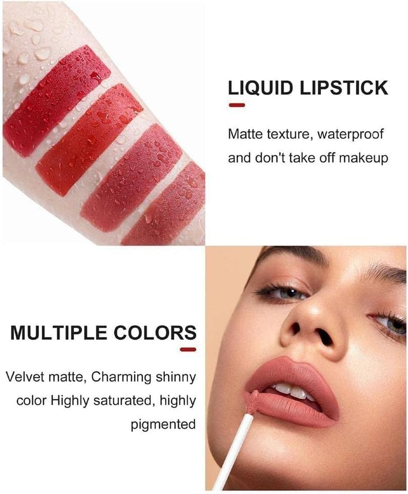 Matte Nude Brown Lipliner Pencil Lipsticks 12 Colors Tool Kit Lip Red Makeup F0J1 Lipgloss Non-Sticky Velvet Sexy Waterp