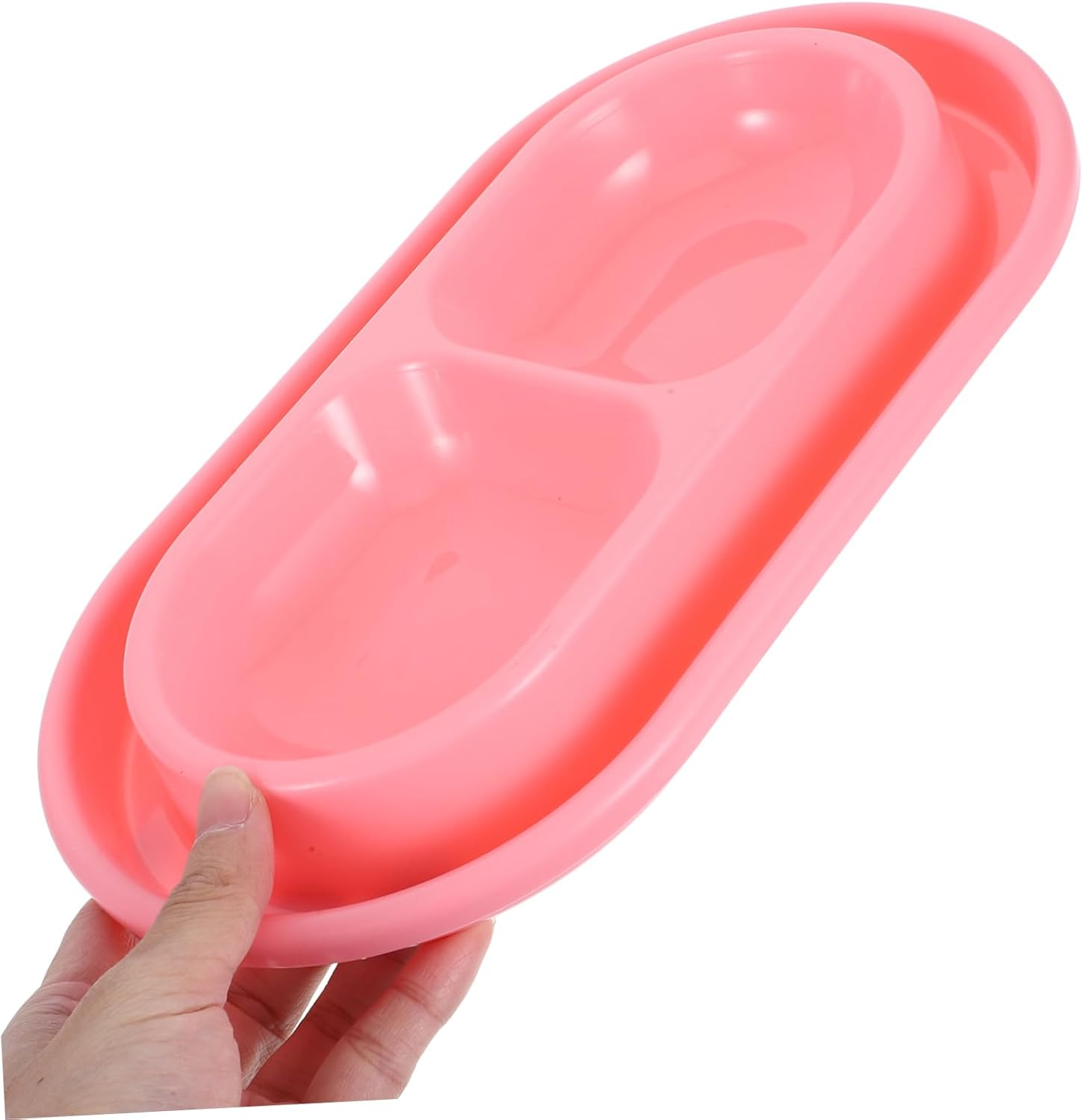 Milisten Ant Proof Cat Bowl Dual Feeding Station with Water Moat for Indoor Outdoor Use Space Saving Pet Food and Water Bowls Suitable for Cats and Small Dogs image number 4