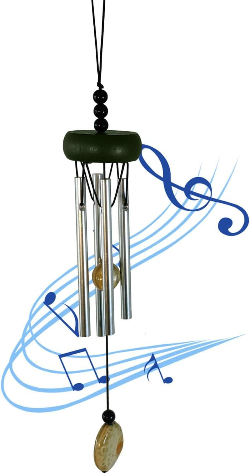 Mini Wind Chimes for Indoor,With Wind Catcher, Suitable as a Gift,Christmas Windchimes Indoors Gifts for Unisex (Dark_Green) image number 4
