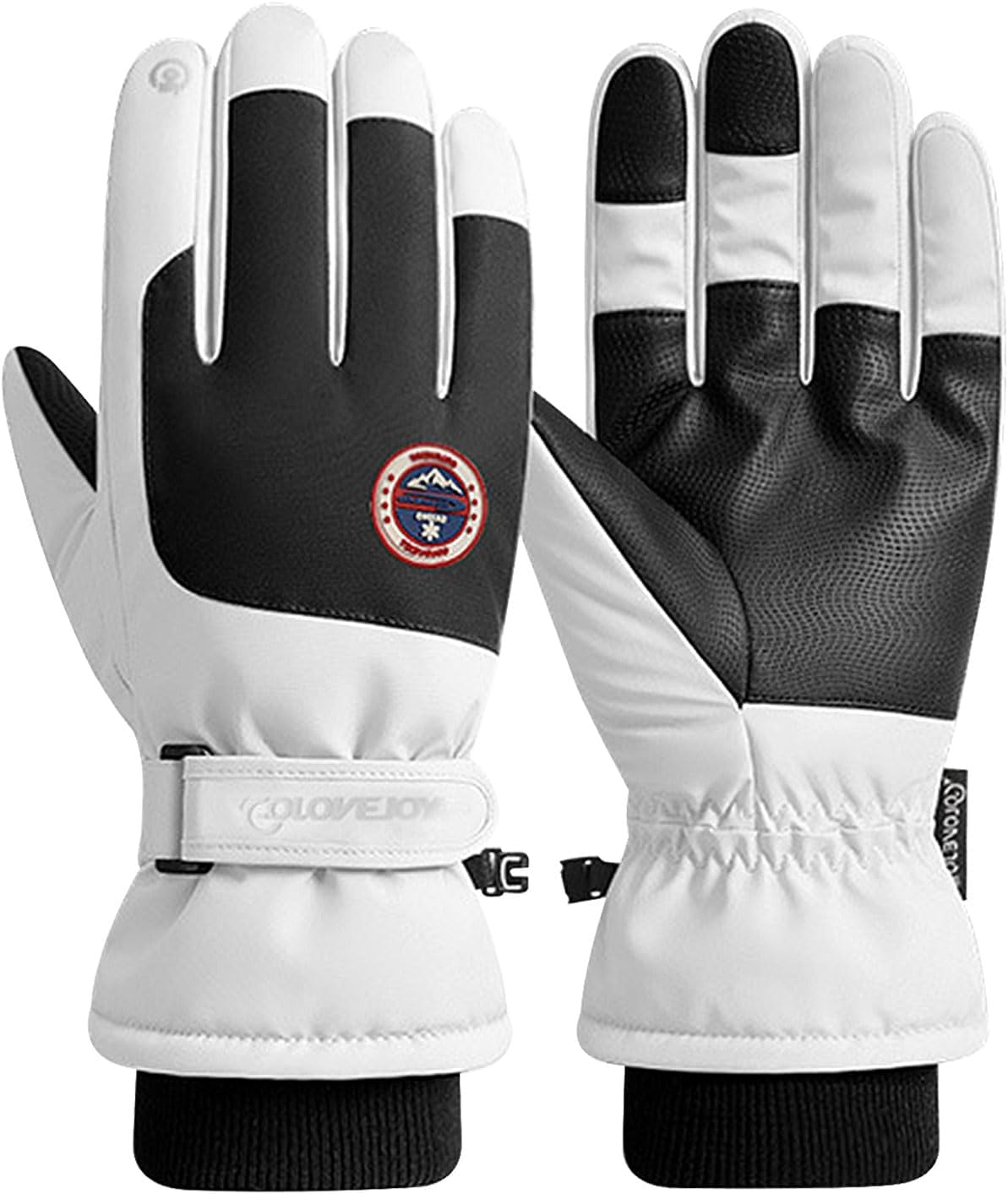 ZVCXOE Winter Ski Gloves Waterproof Snow Gloves Cold Weather Warm Touch Screen Freezer Work Men Women Suit for Running Driving Cycling Hiking image number 2