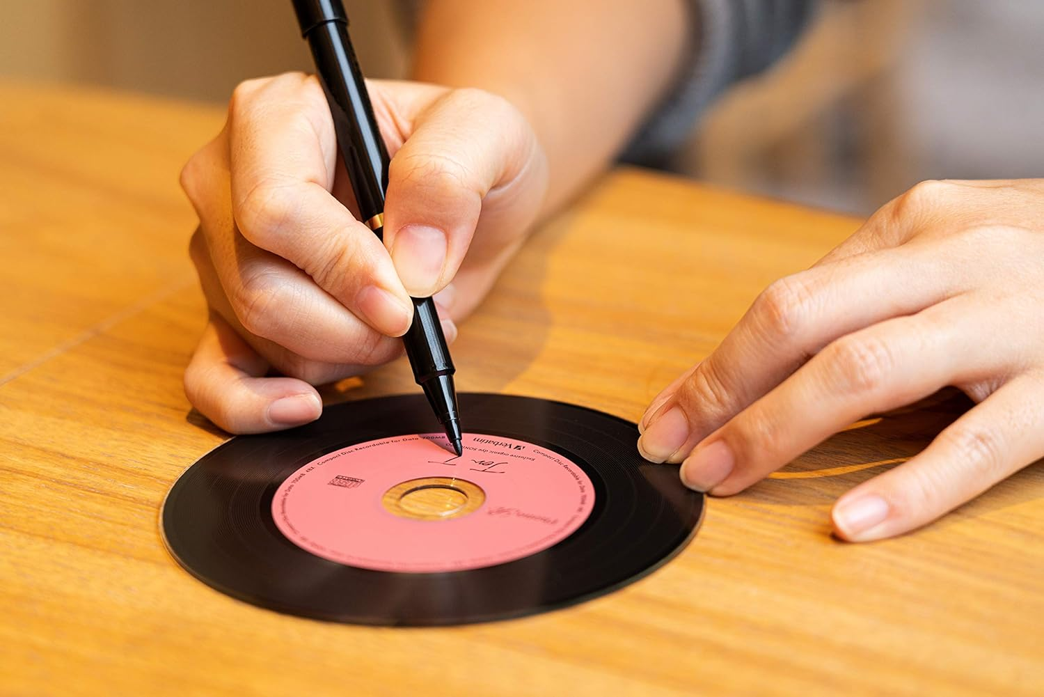 Verbatim SR80FHX50SV7 CD-R Record Design 700MB Color Mix Phono-R