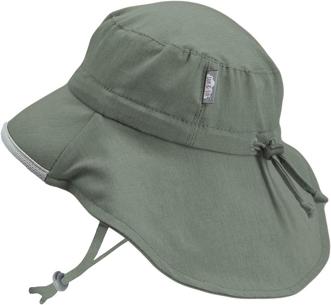 JAN & JUL Grow-With-Me Aqua-Dry Xplorer Sun-Hat for Baby, Toddler and Kids