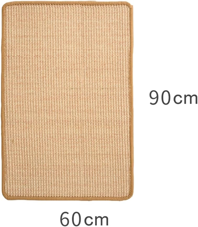 Cat Scratching Mat, Natural Sisal Cat Scratch Mats, Horizontal Cat Floor Scratching Pad Rug, Protect Carpets and Sofas,3Xl image number 4